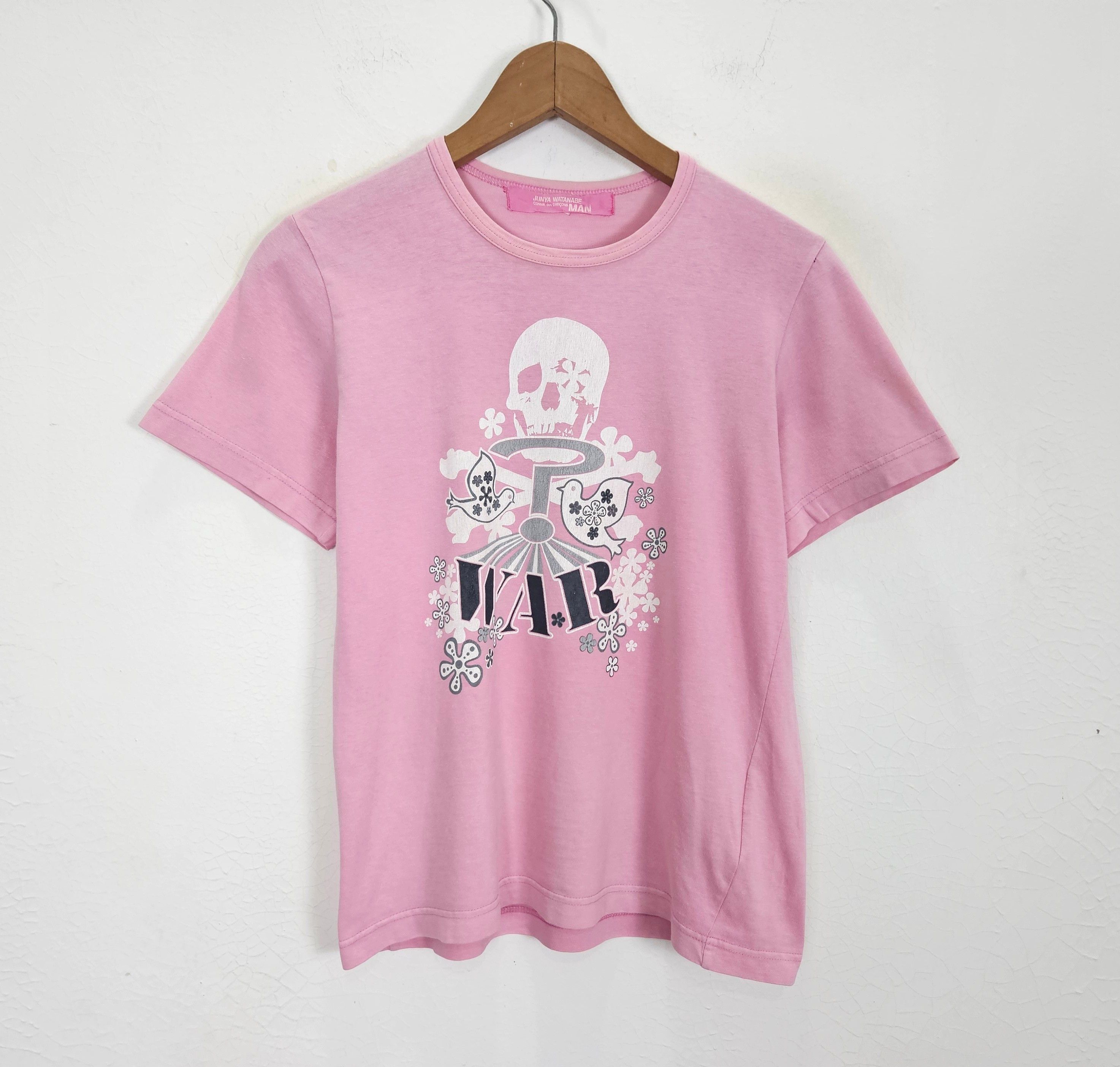 Junya Watanabe Comme des Garcons War Skull Bird Flower shirt