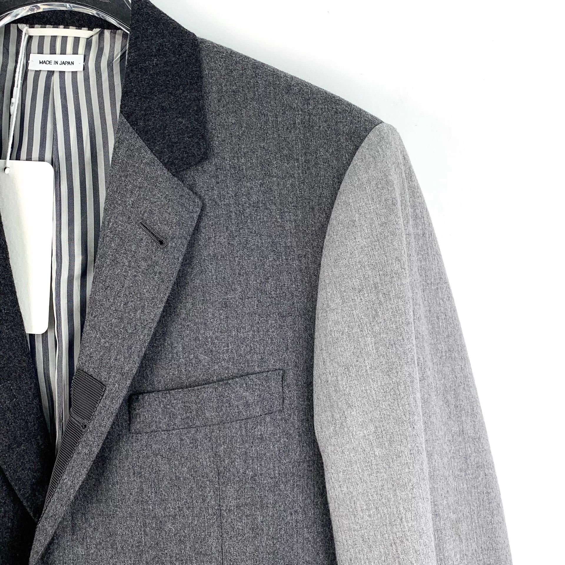 Thom Browne THOM BROWNE Color Block Wool Blazer 1 S 99% Size US S / EU 44-46 / 1 - 3 Thumbnail