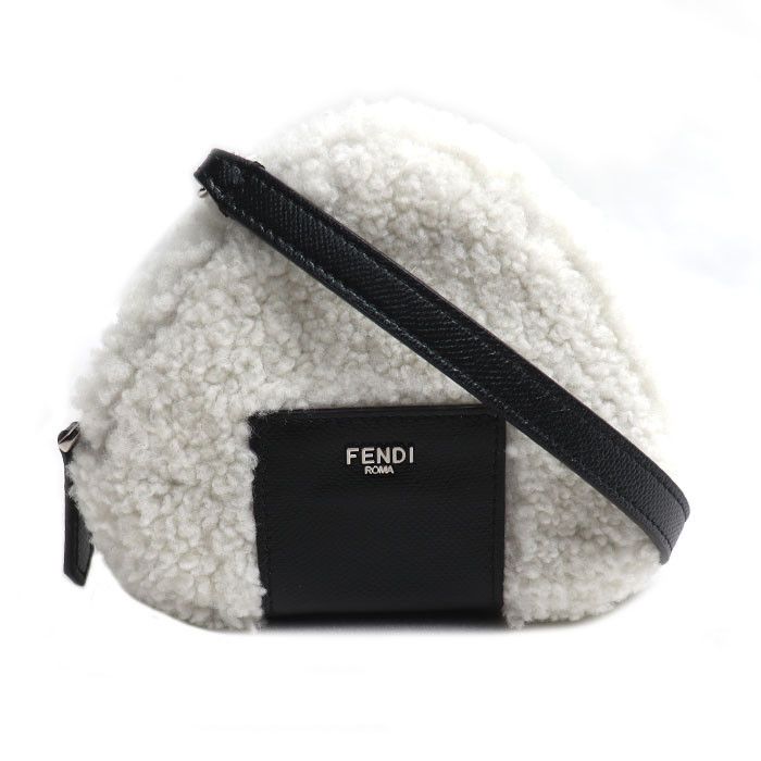Fendi Fendi Onigiri Sheepskin Shoulder Bag Leather Shoulder Bag 7AS240 DUTY FREE for USA