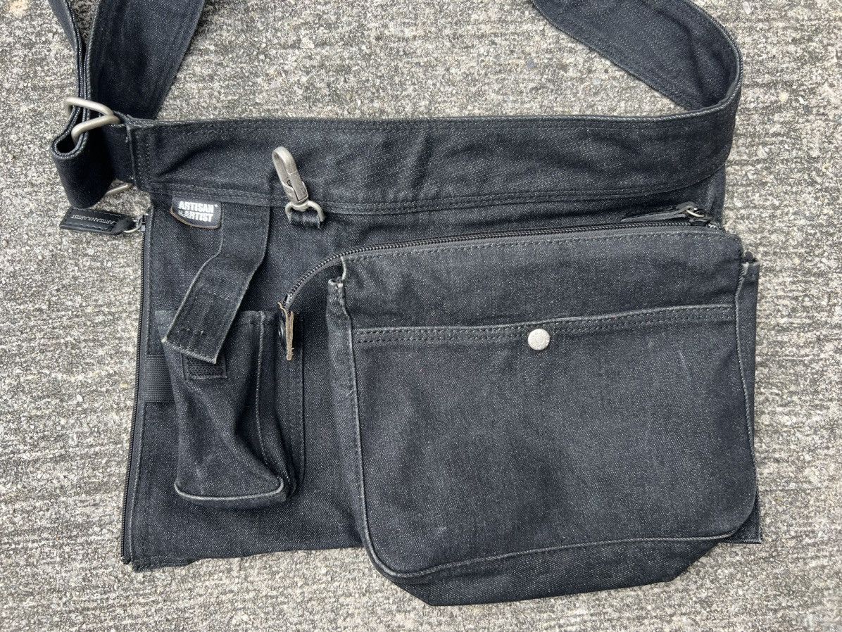 Designer Artisan & Artist Japan Denim Chest bag Size ONE SIZE - 17 Thumbnail