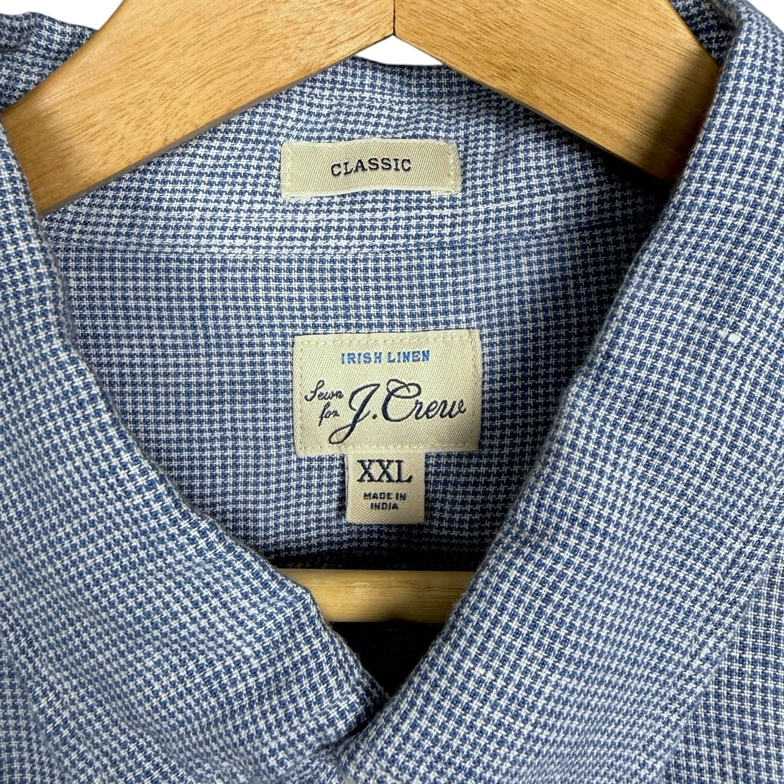 J.Crew J.Crew Mens Shirt 2XL Button Down 100% Linen Baird McNutt Size US XXL / EU 58 / 5 - 5 Thumbnail
