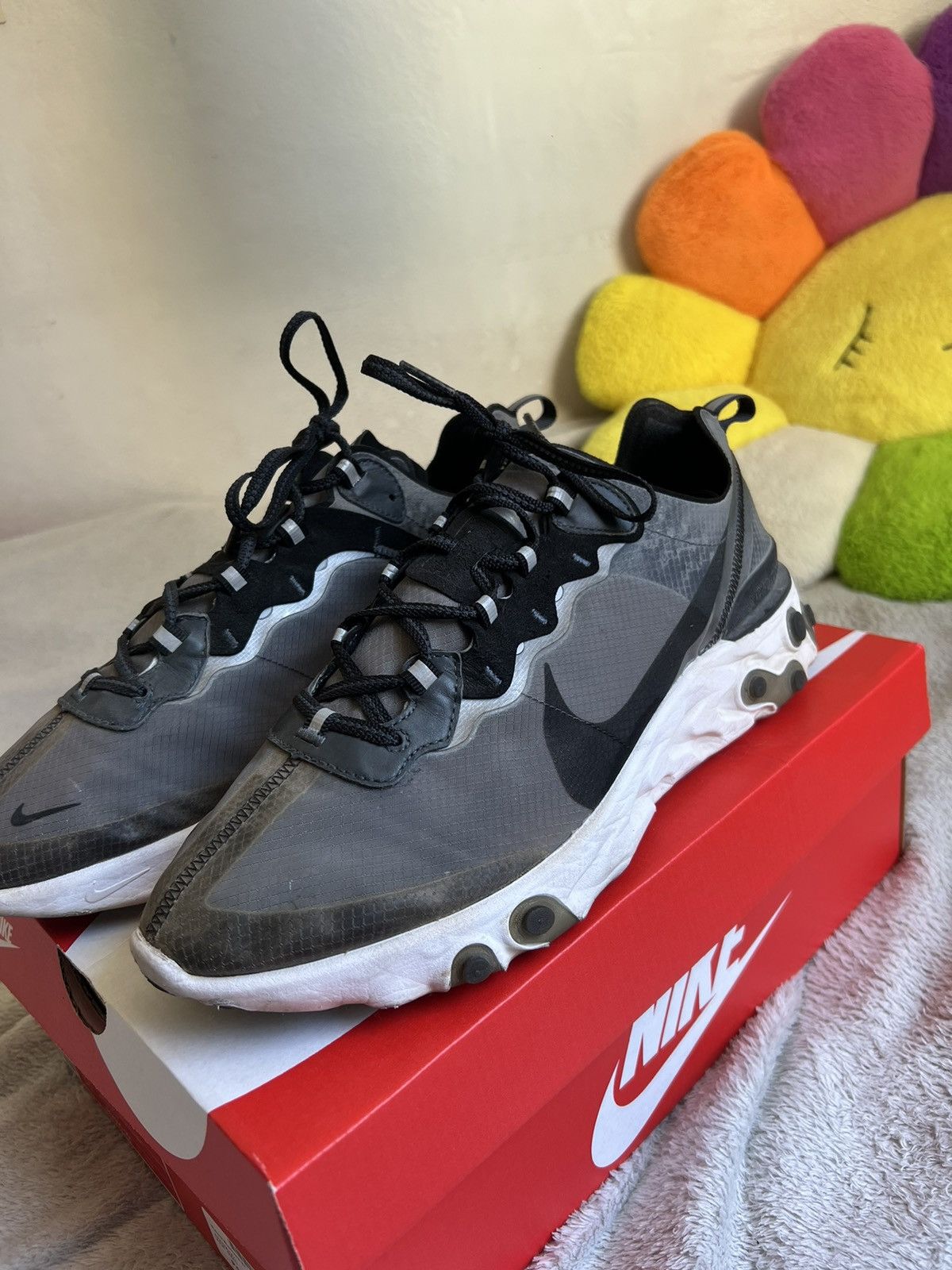 Nike Nike react element 87 anthracite black Size US 11.5 / EU 44-45 - 8 Thumbnail
