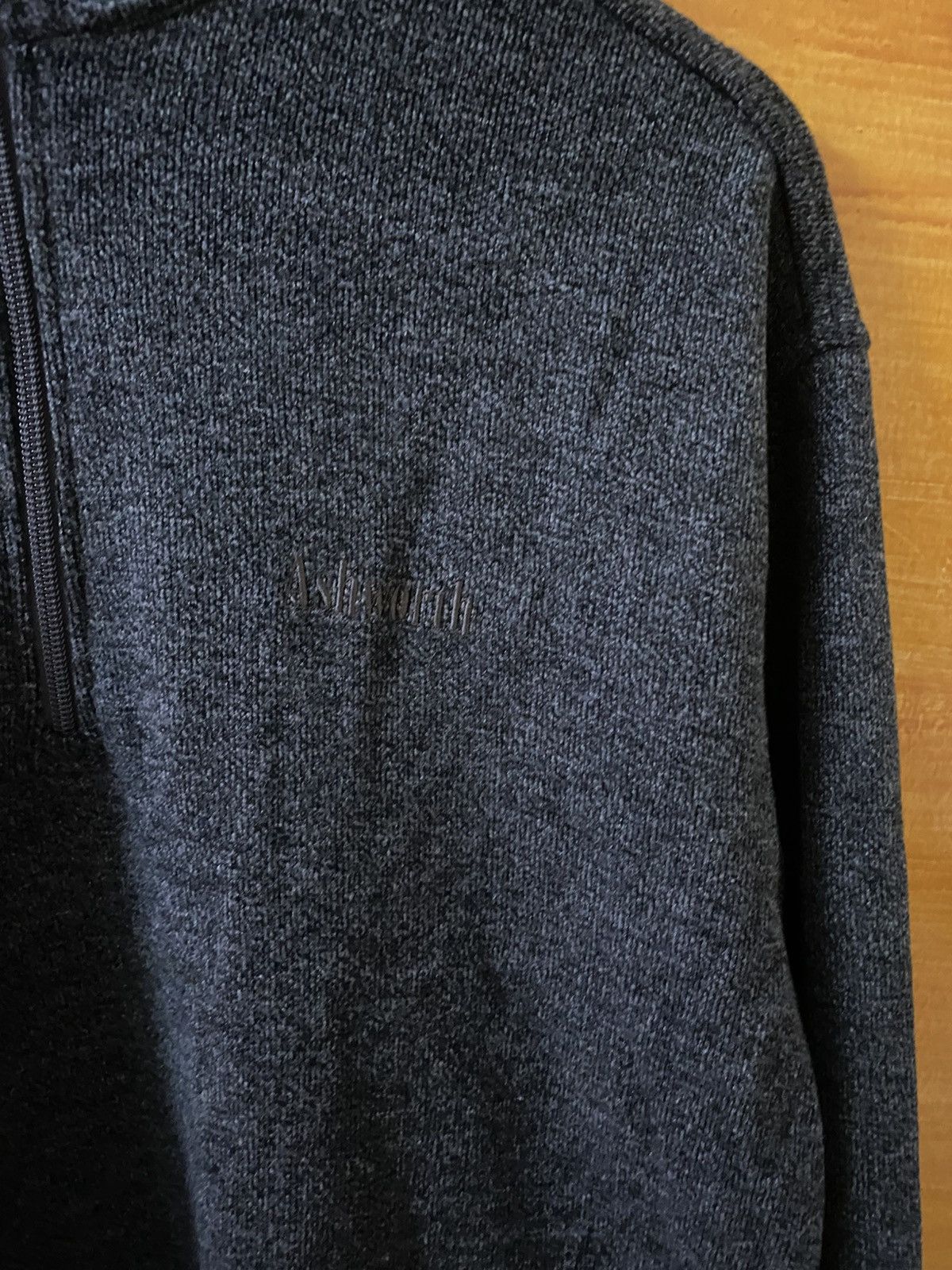 Ashworth Ashworth japan half zipper knit sweat Size US L / EU 52-54 / 3 - 3 Thumbnail