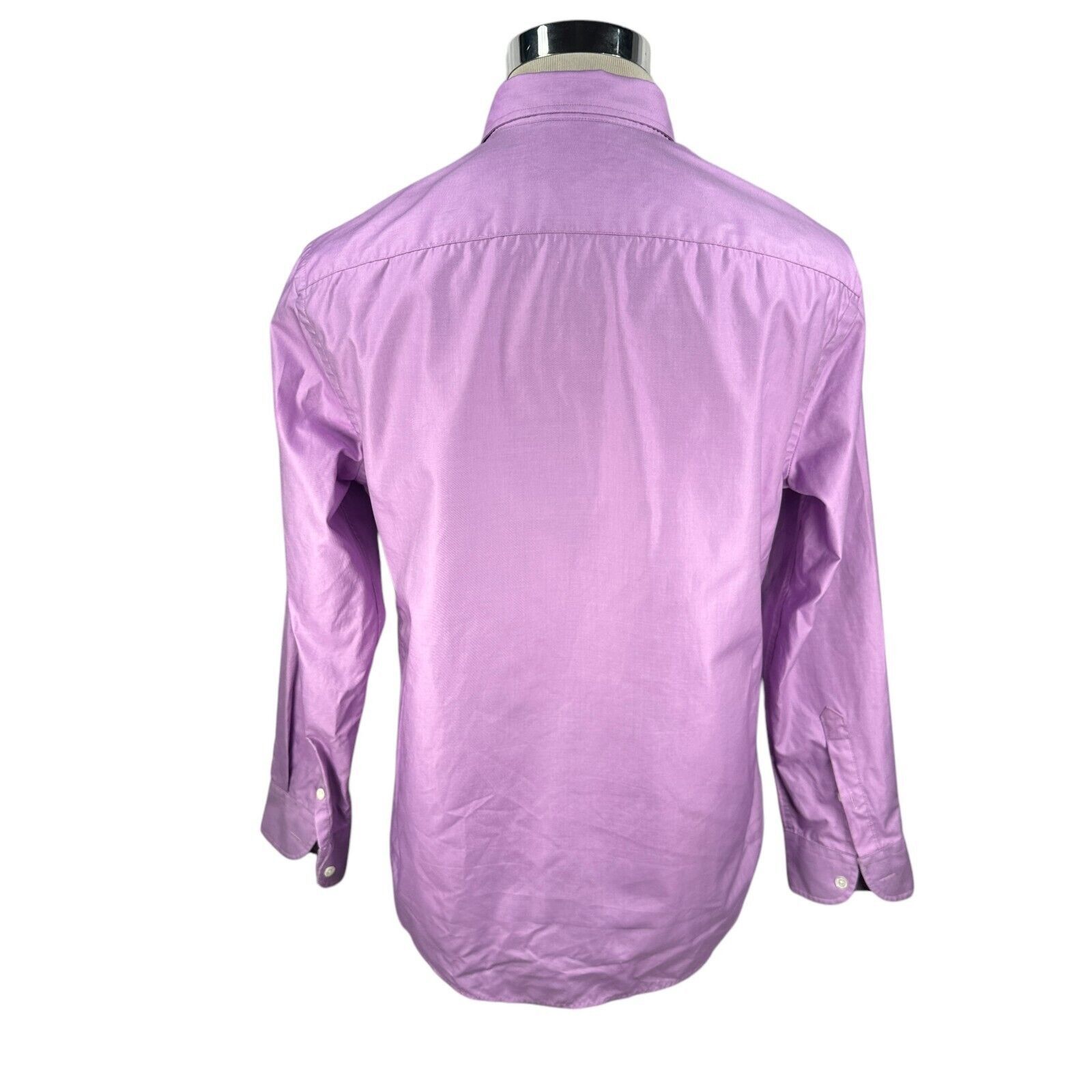 Emporio Armani Emporio Armani Shirt Mens Large Purple Long Sleeve Button Up Size US L / EU 52-54 / 3 - 4 Thumbnail