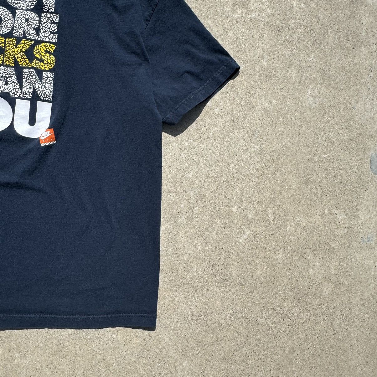 Nike × Stussy Vintage Y2K Blue Nike Humor Graphic Tee Baggy Skater XL Size US XL / EU 56 / 4 - 7 Thumbnail