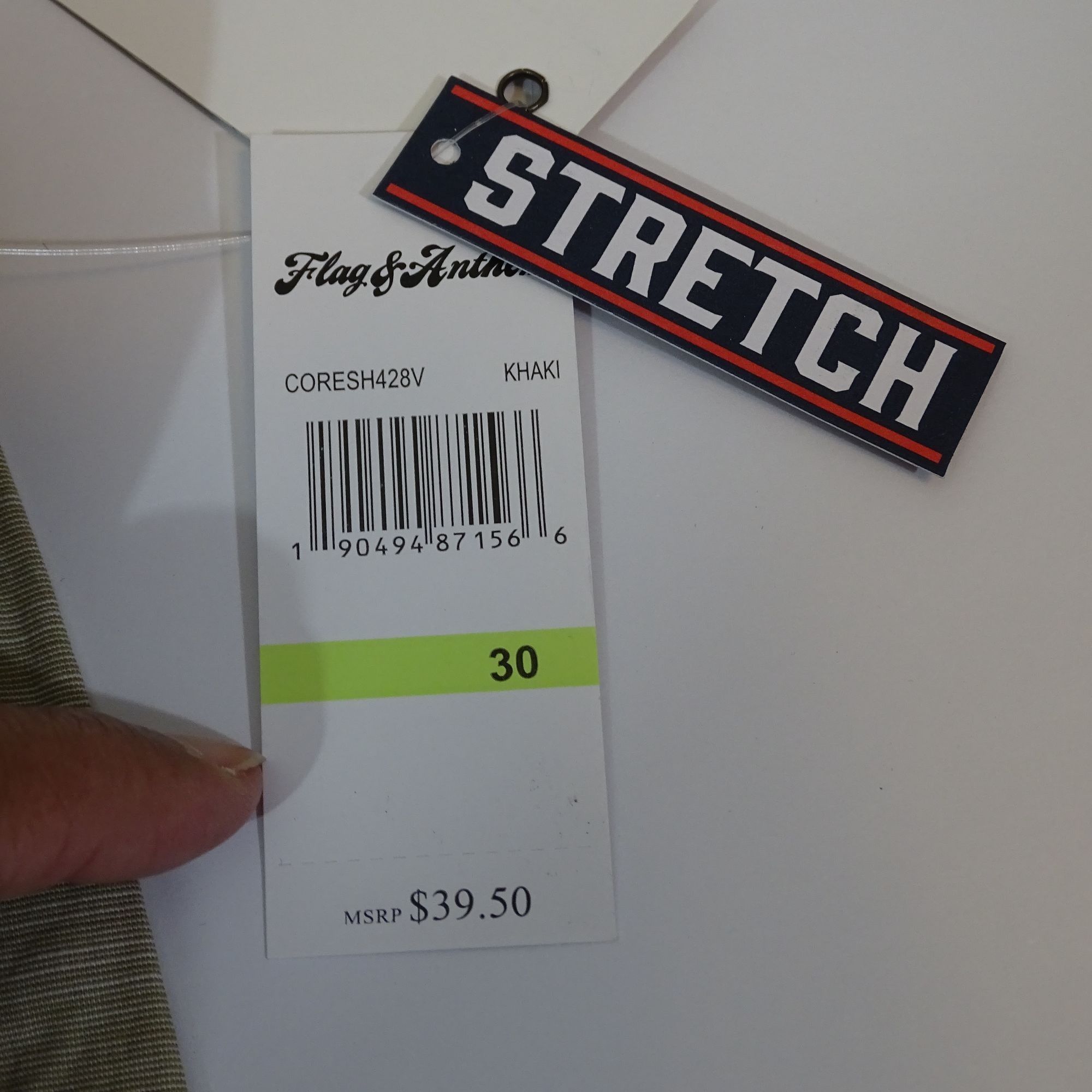 Flag & Anthem Flag and Anthem Shorts Men Khaki Tan Stretch Chino Size 30 Size US 30 / EU 46 - 6 Thumbnail