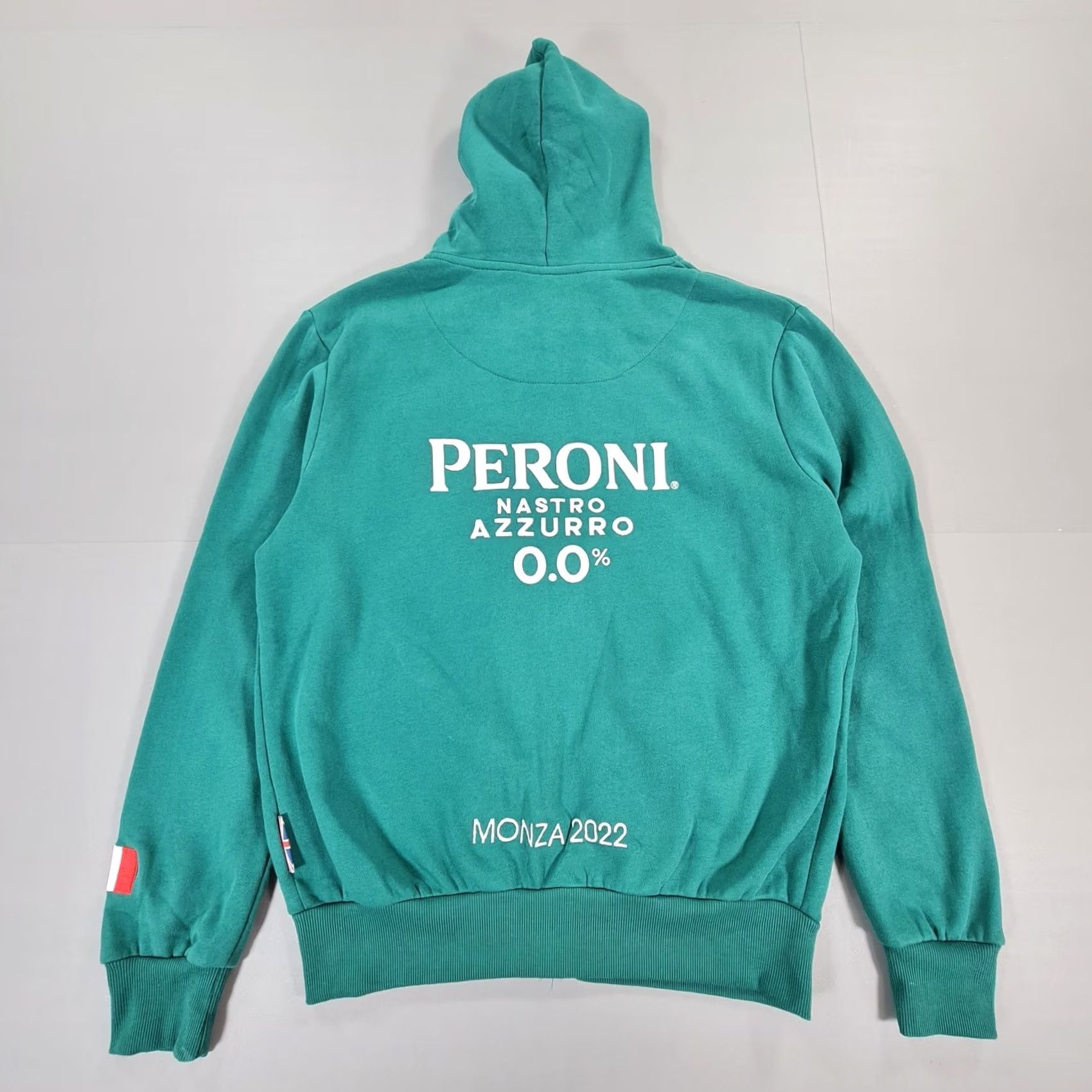 Vintage Aston Martin Mens Hoodie Green XS Logo Full Zip Hooded Pockets Sport Fleece Size US XS / EU 42 / 0 - 7 Thumbnail