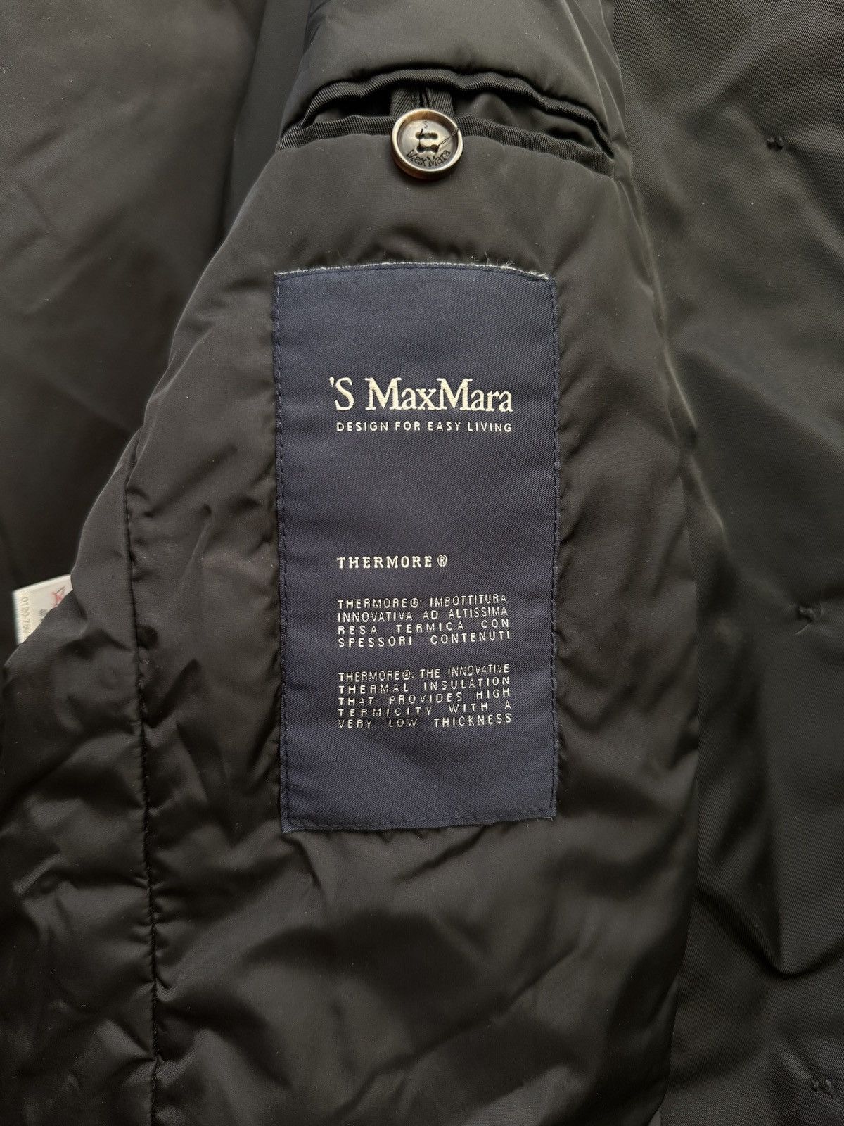 Designer × Max Mara × Weekend Max Mara Max Mara hooded jacket black Size M / US 6-8 / IT 42-44 - 4 Thumbnail