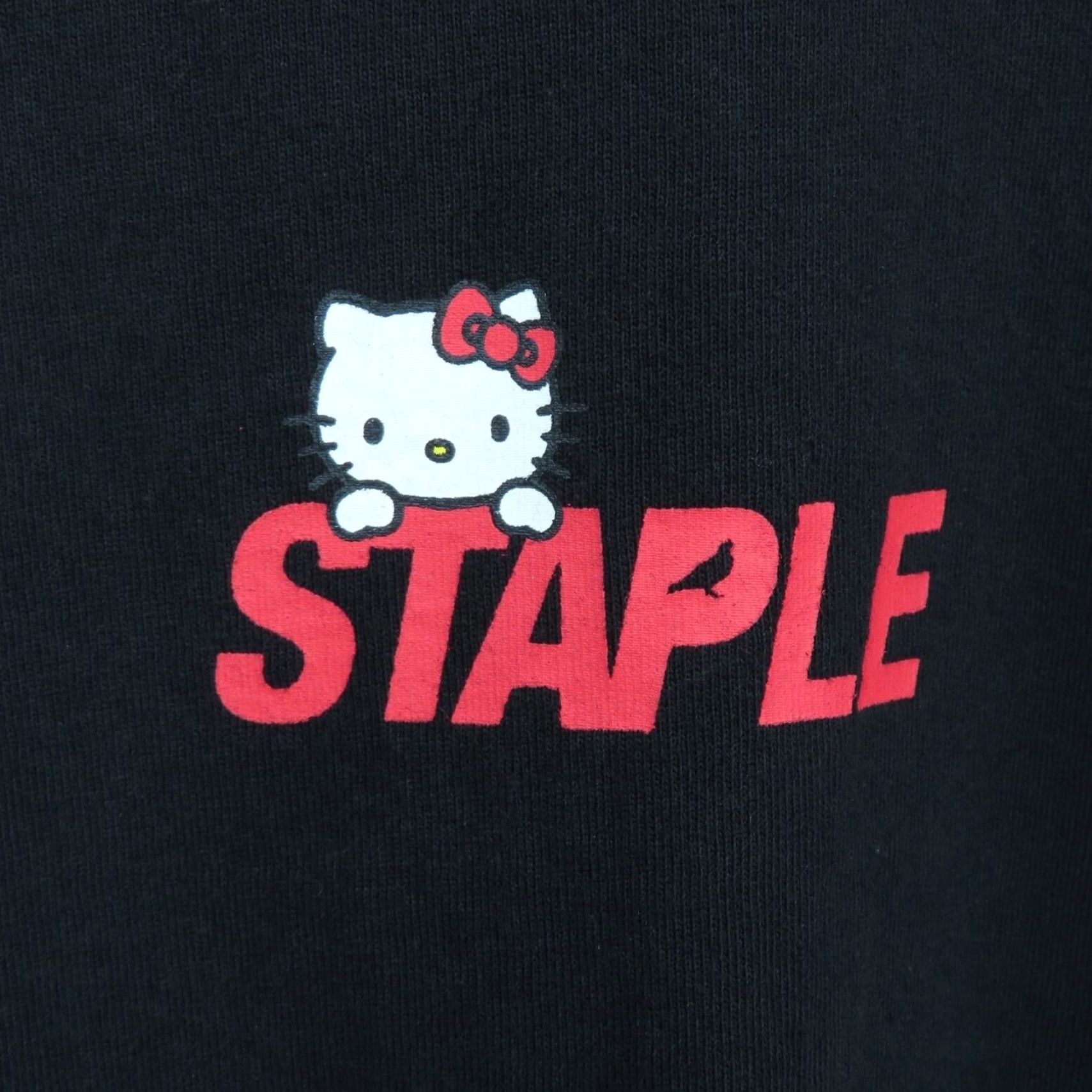 Vintage Staple Hello Kitty Mens M Black Crew Neck Long Sleeve Tee Shirt T Shirt Size US M / EU 48-50 / 2 - 2 Thumbnail