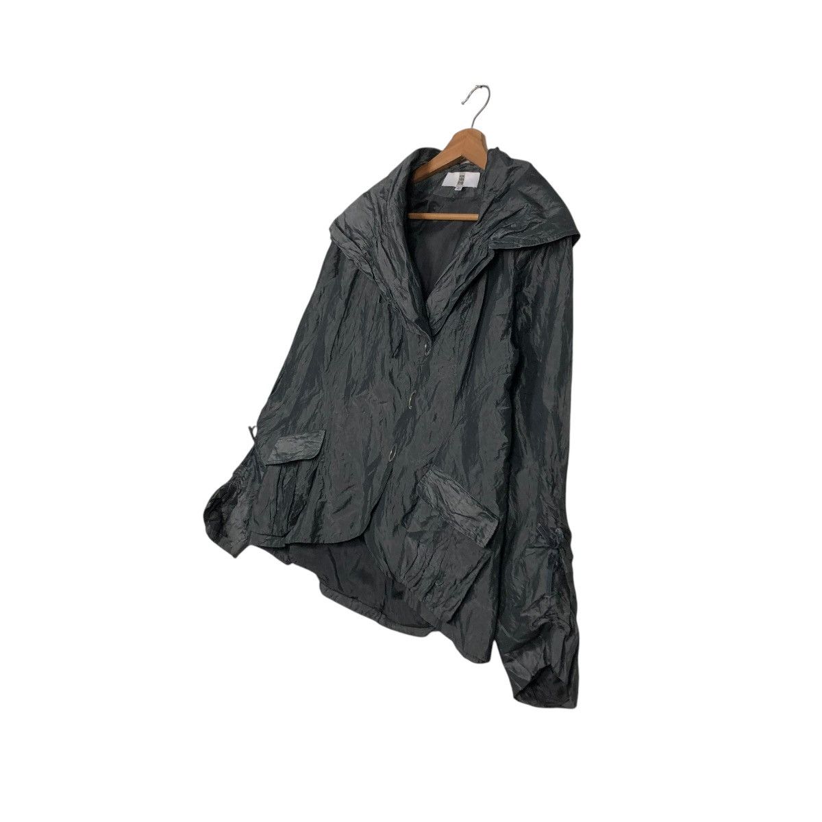 Vintage LIGHT BUTTON JACKET DOUBLE COLLAR IRENE VAN RYB ISSEYMIYAKE Size US M / EU 48-50 / 2 - 4 Thumbnail