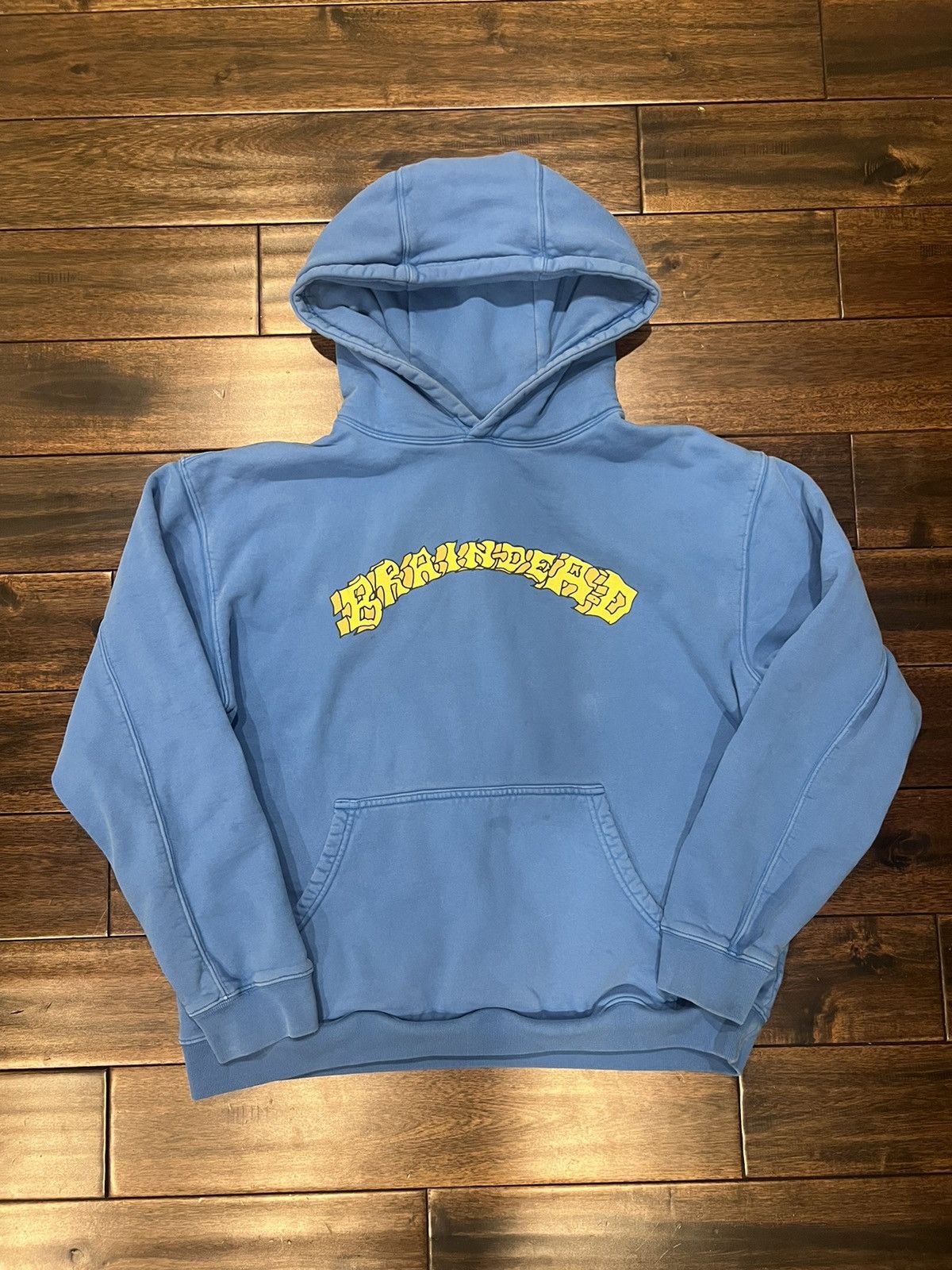 Brain Dead BRAIN DEAD “Running Fades” ‘China Blue’ Hoodie Size US L / EU 52-54 / 3 - 1 Thumbnail