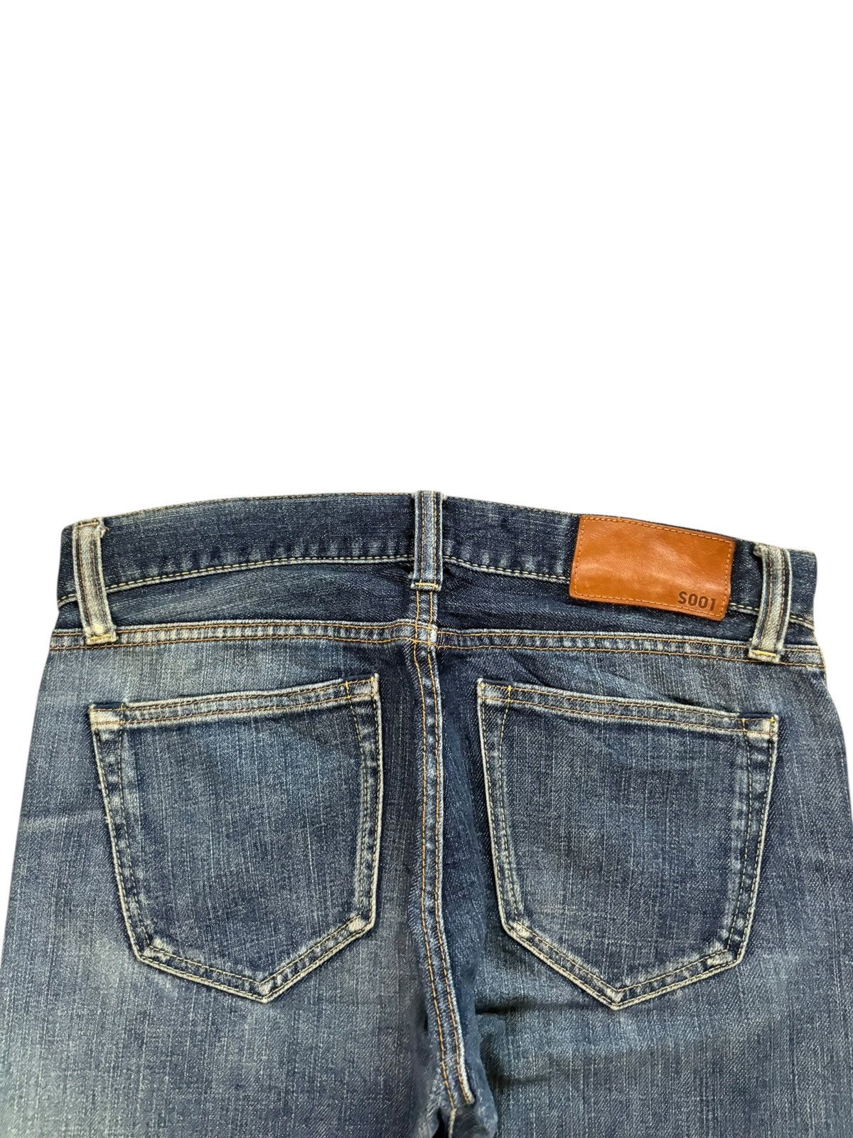 Uniqlo Vintage Japanese Uniqlo Mud Wash Distressed Selvedge Jeans Size US 32 / EU 48 - 9 Thumbnail