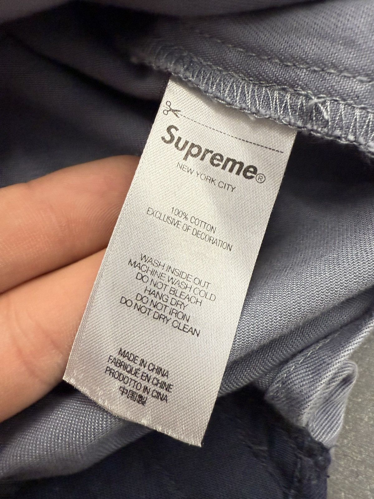 Supreme SS19 Supreme Reflective Stripe S/S Work Shirt Size US M / EU 48-50 / 2 - 10 Thumbnail
