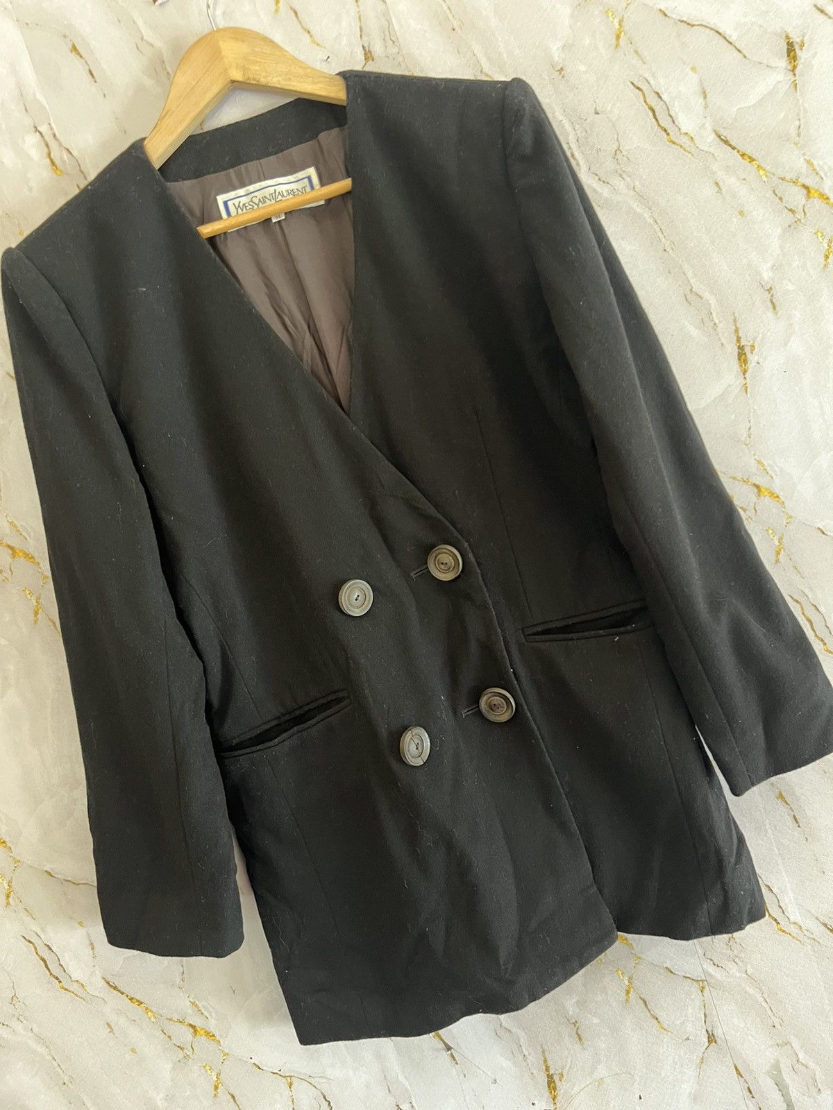 Yves Saint Laurent Yves Saint Laurent Coat – Luxury Designer Outerwear Size US M / EU 48-50 / 2 - 3 Thumbnail