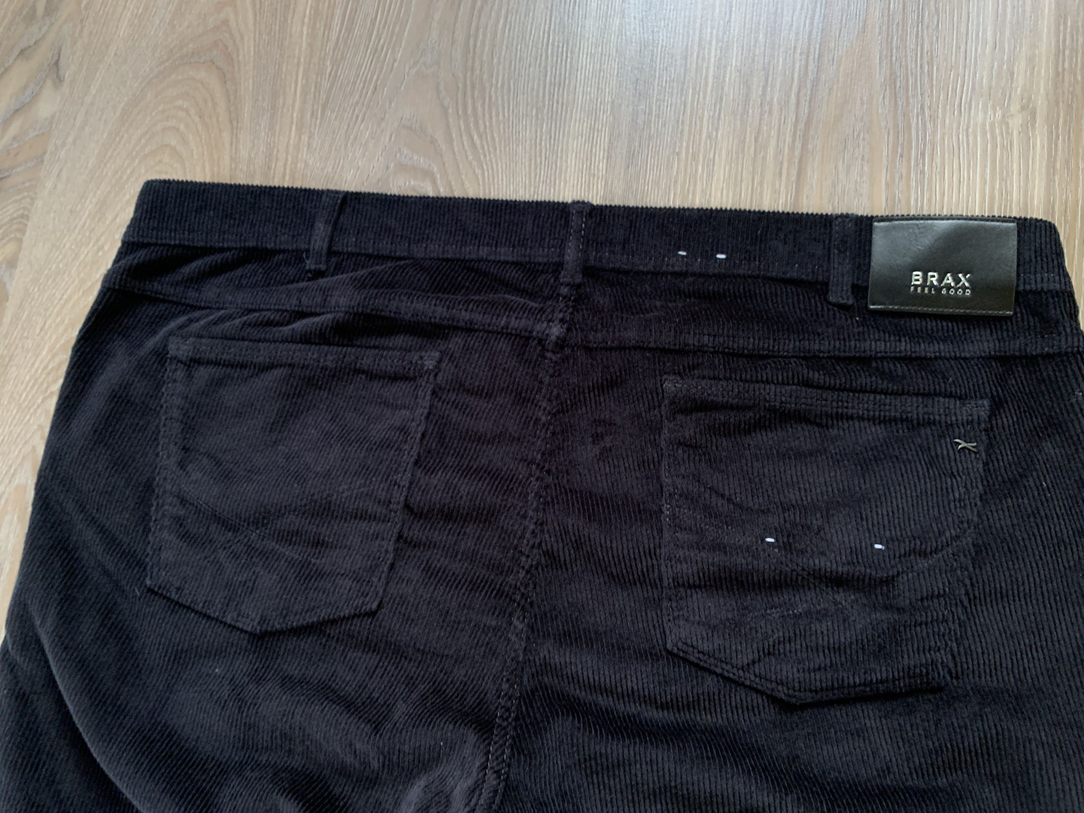 BRAX Brax Cooper Corduroy Vevet Black Men's Pants Size US 44 / EU 60 - 7 Thumbnail