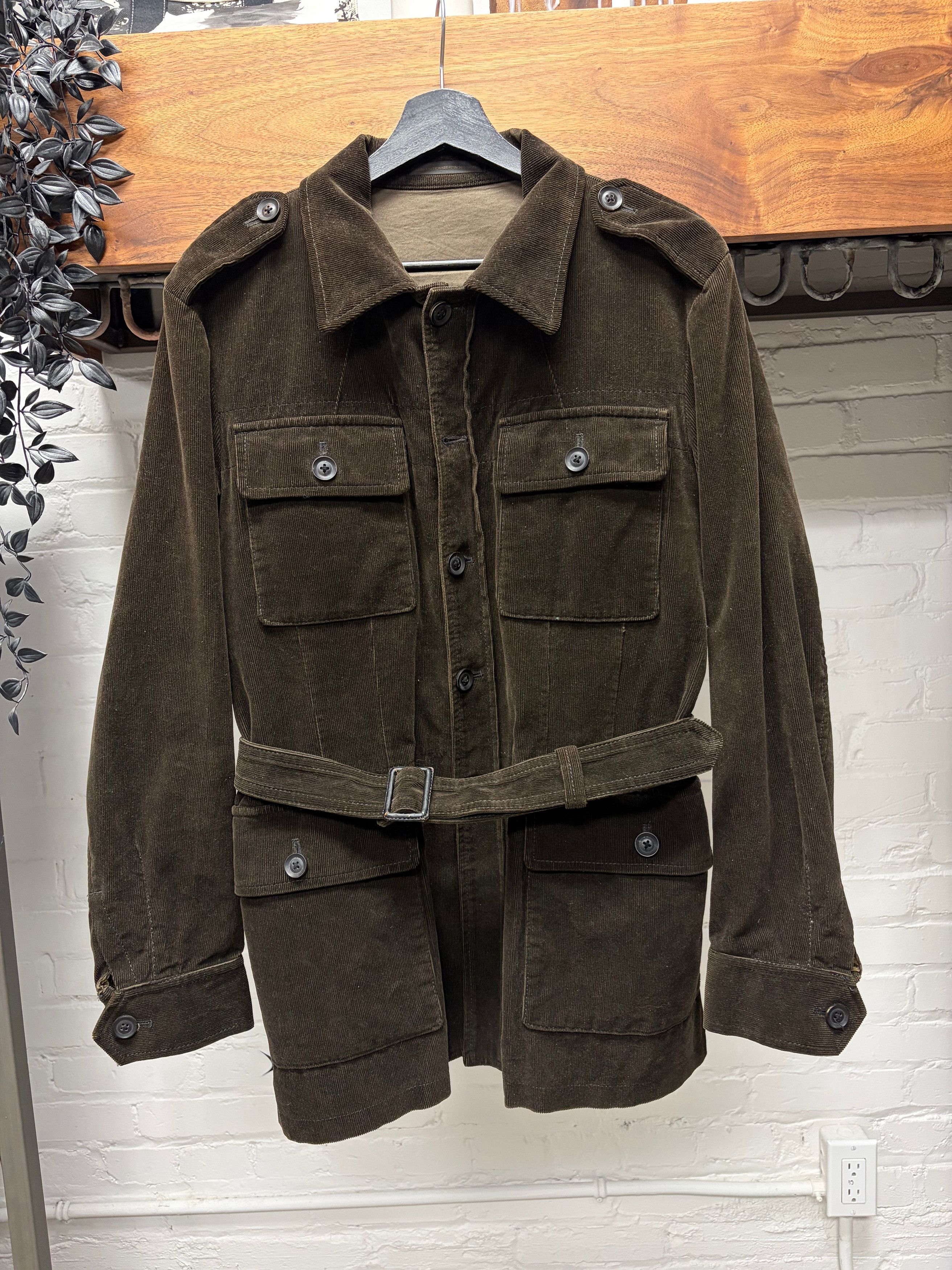 Yohji Yamamoto Vintage Yohji Yamamoto ‘Y’s’ Brown Corduroy Belted Field Jacket Size US M / EU 48-50 / 2 - 1 Thumbnail