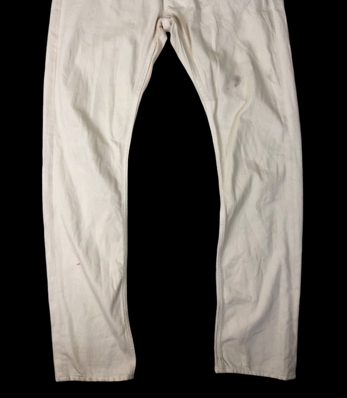 Japanese Brand × Paul Smith × Paul Smith Red Ear Paul Smith Red Ear White Button Denim Jeans Size US 33 - 4 Thumbnail