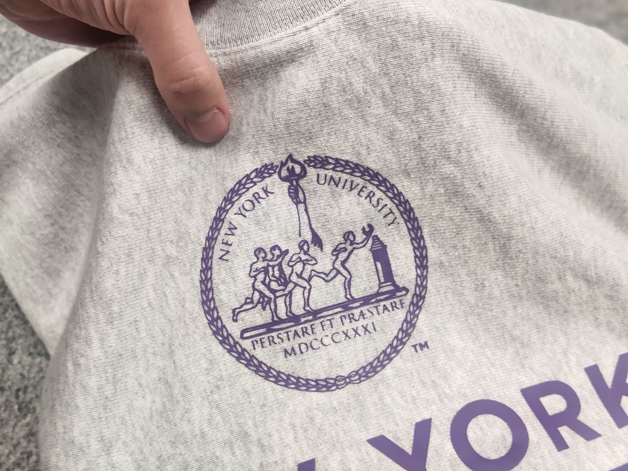Champion Vintage Champion Reverse Wear New York University Sweatshirt Size US S / EU 44-46 / 1 - 12 Thumbnail