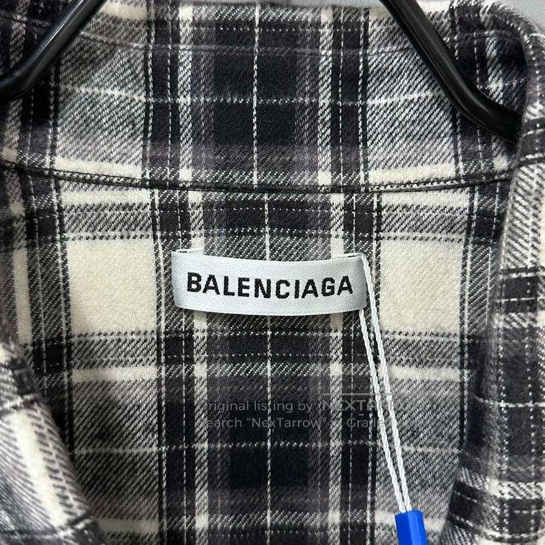 Balenciaga Balenciaga Classic checkered shirt Size XS / US 0-2 / IT 36-38 - 5 Thumbnail