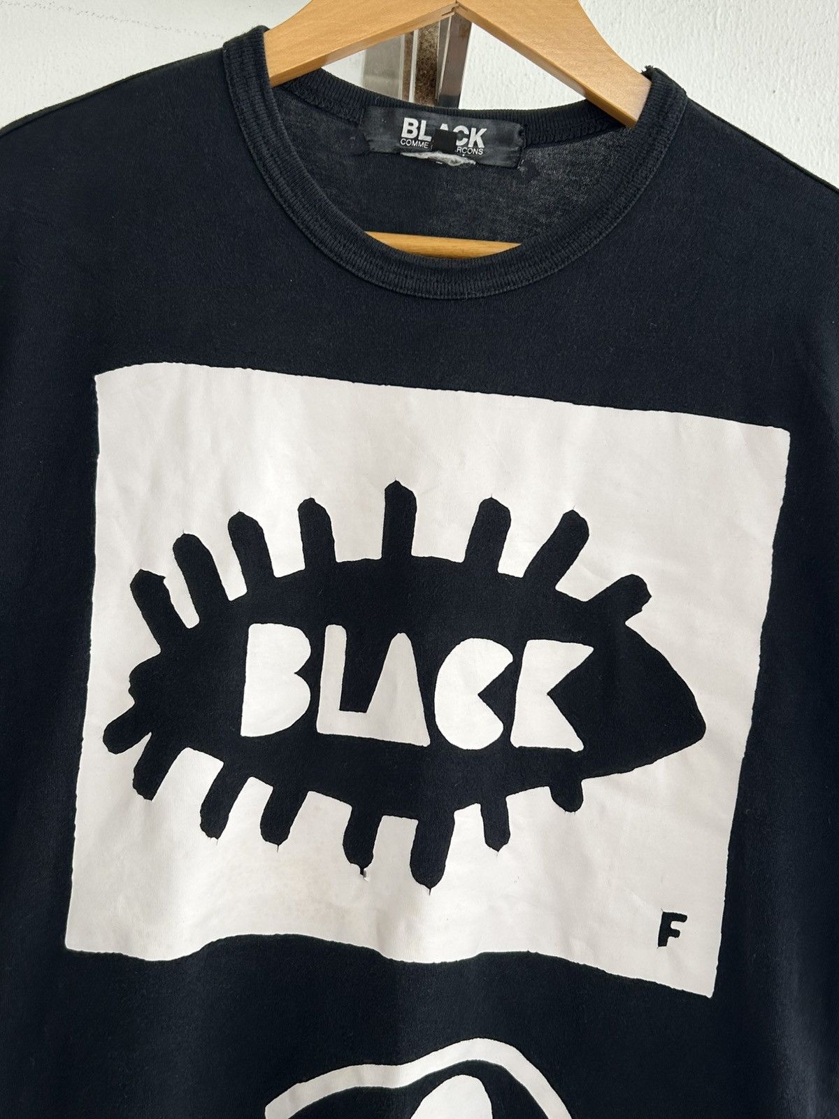 Comme des Garcons Black CDG Black Fronthit Black Tee Size US L / EU 52-54 / 3 - 3 Thumbnail