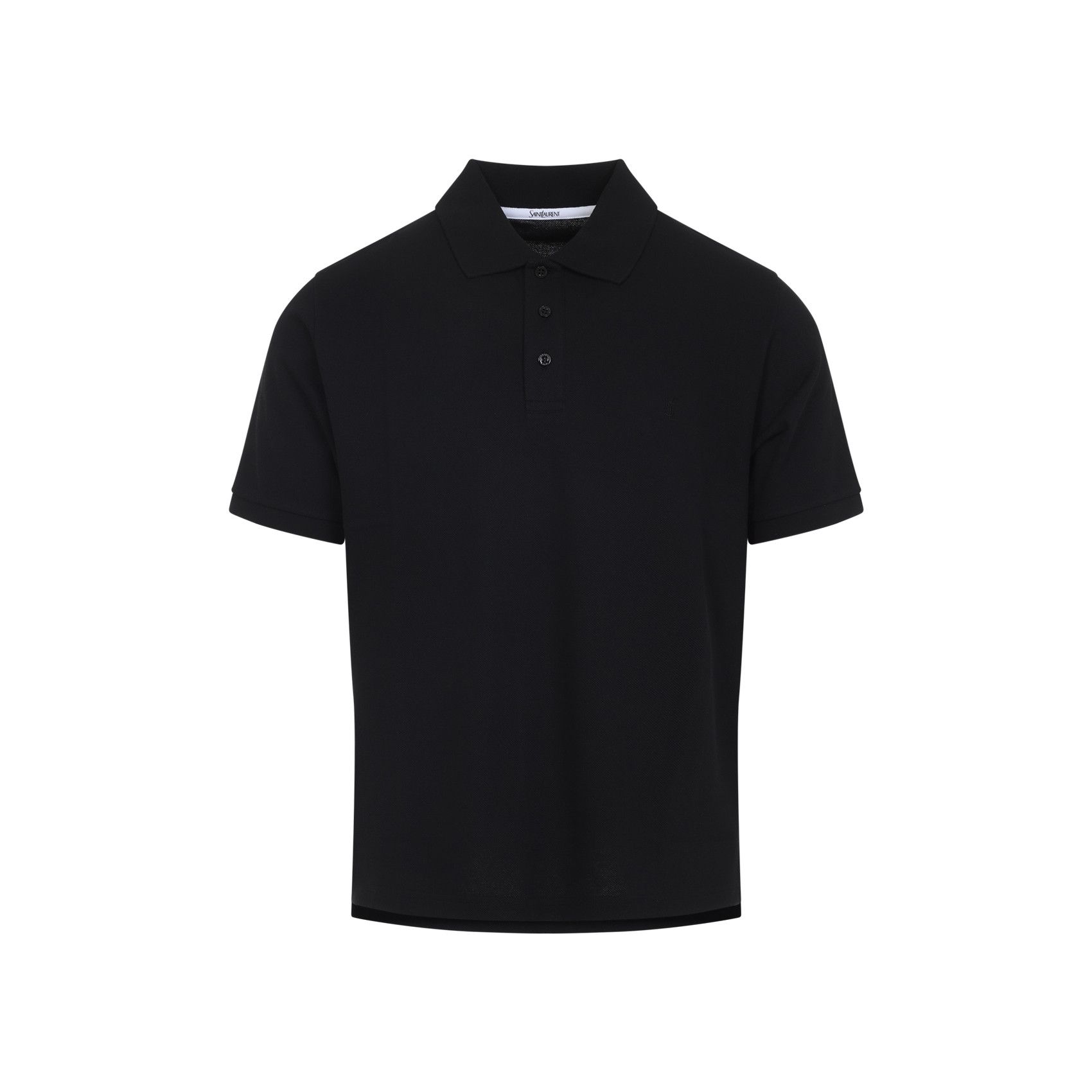 Saint Laurent Paris Silver Sequin Boxy Polo | Grailed