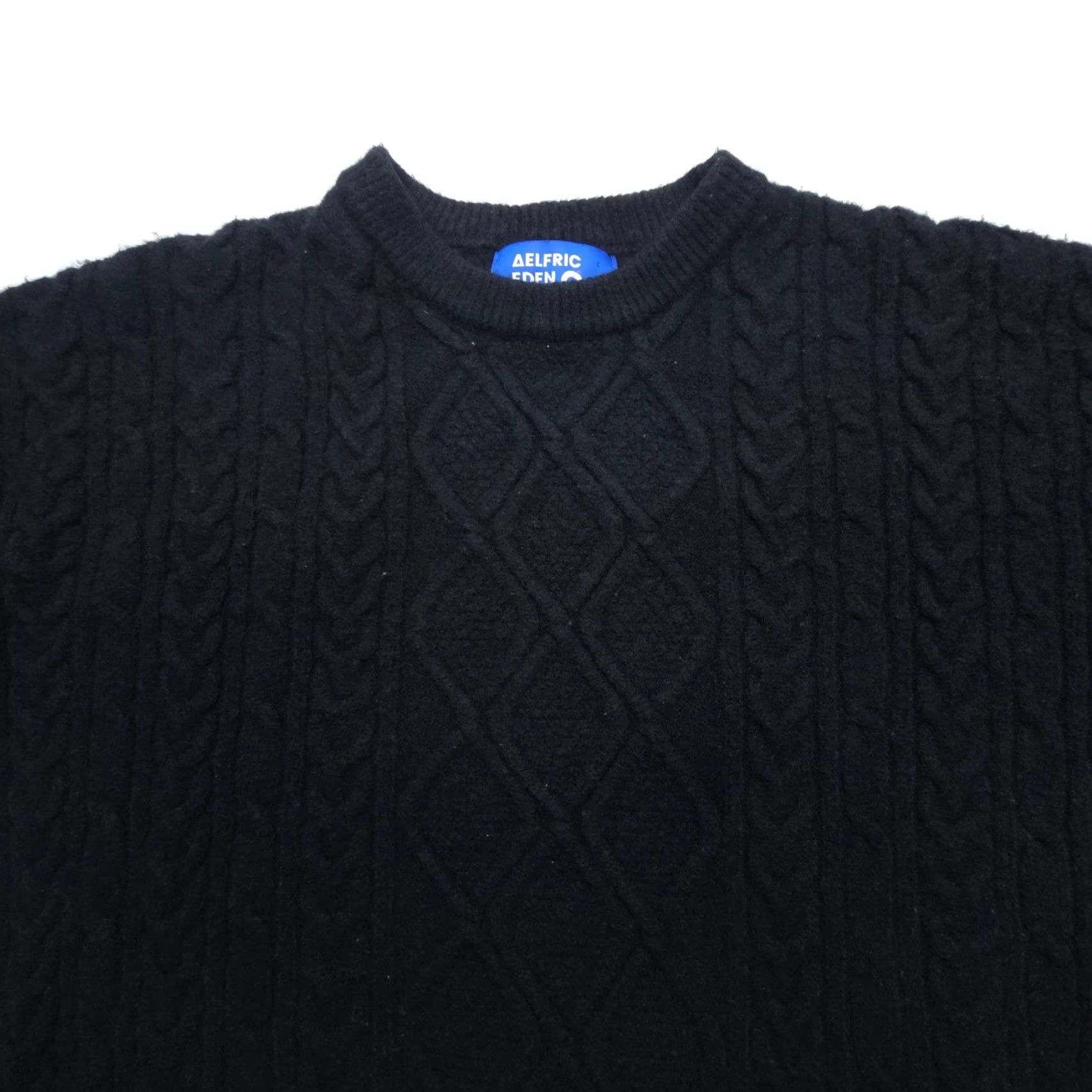 Vintage Aelfric Eden Heavy Cable Knit Sweater Mens 2XL Black Nordic Fisherman Pullover Size US XXL / EU 58 / 5 - 4 Thumbnail
