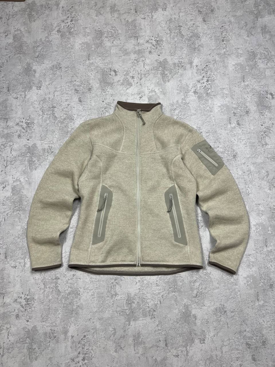 Arc'teryx Arcteryx Polartec Beige Zip-Fleece Sweatshirt Size M / US 6-8 / IT 42-44 - 1 Thumbnail