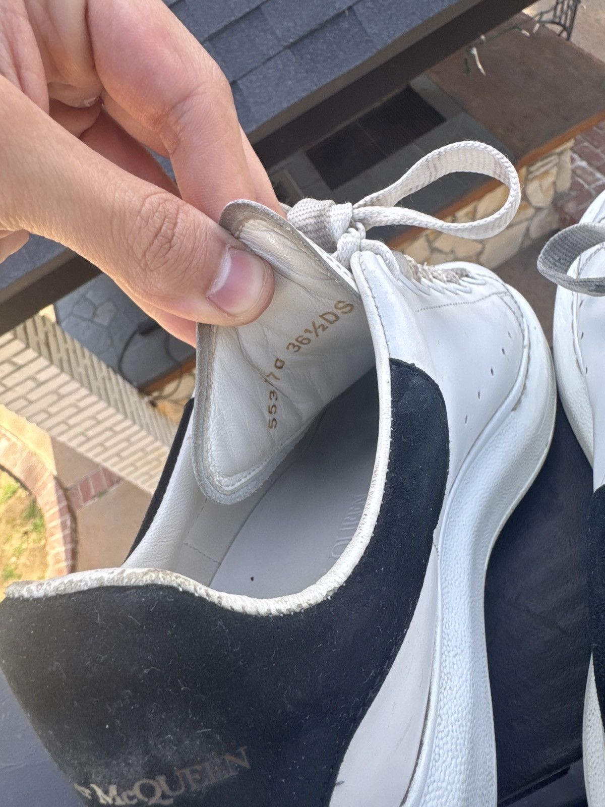 Alexander McQueen White Alexandar McQueen low top Size US 6.5 / IT 36.5 - 8 Thumbnail