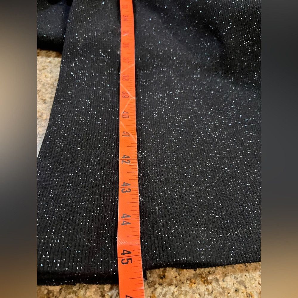 Zadig & Voltaire Zadig & Voltaire Ruby Heavy Rib Lurex Midi Dress Black Spar Size L / US 10 / IT 46 - 8 Thumbnail