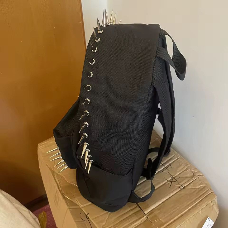 Other Gothic Punk Rivets Skull Capacity Large Backpack Size ONE SIZE - 6 Thumbnail