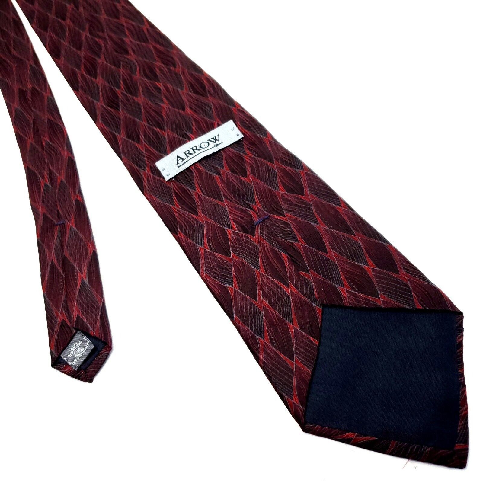 Arrow Arrow Silk Tie Print Red Size ONE SIZE - 3 Thumbnail