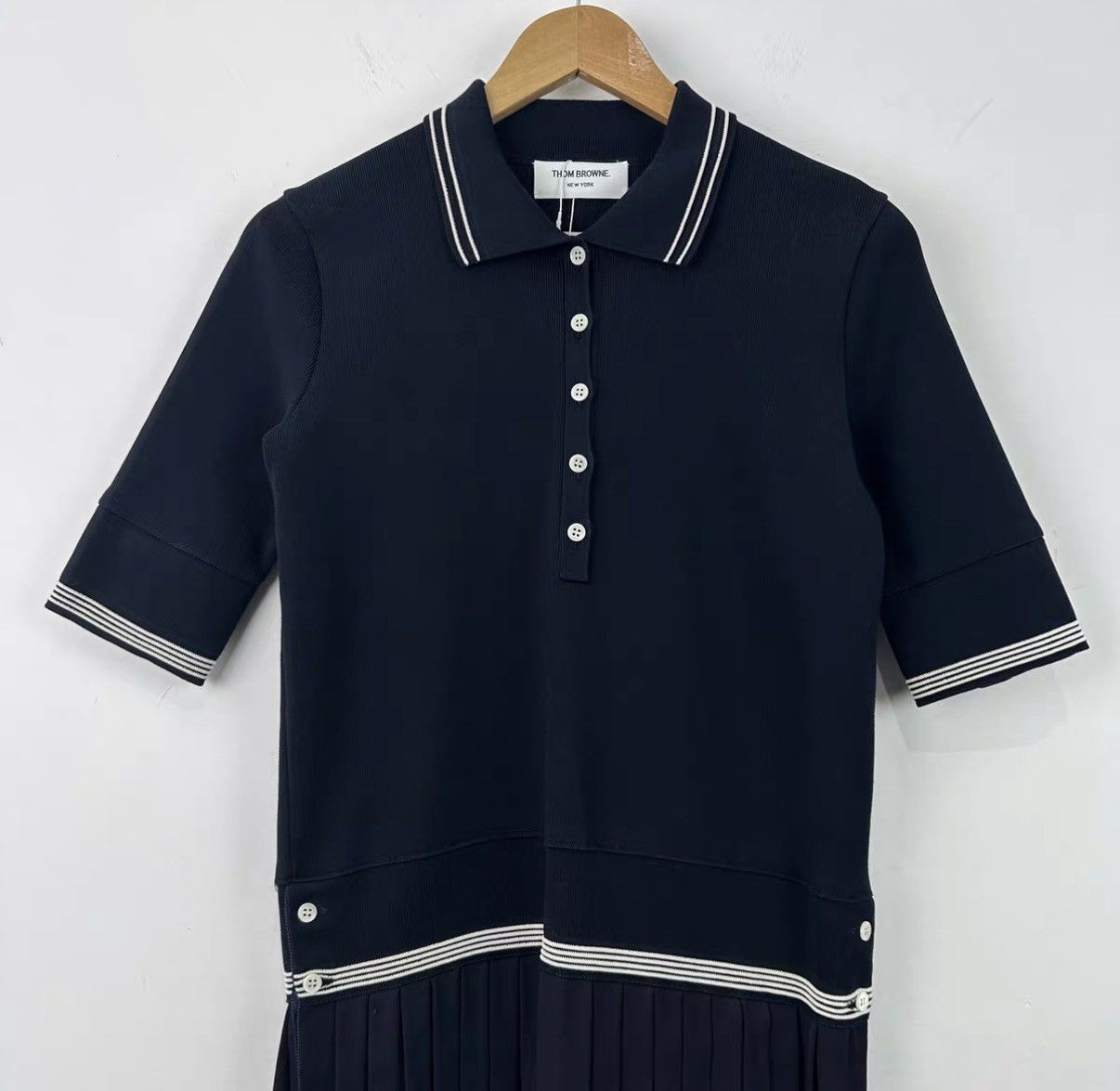 Thom Browne Thom Browne Knitted Pleated Dress J42 Size XS / US 0-2 / IT 36-38 - 3 Thumbnail