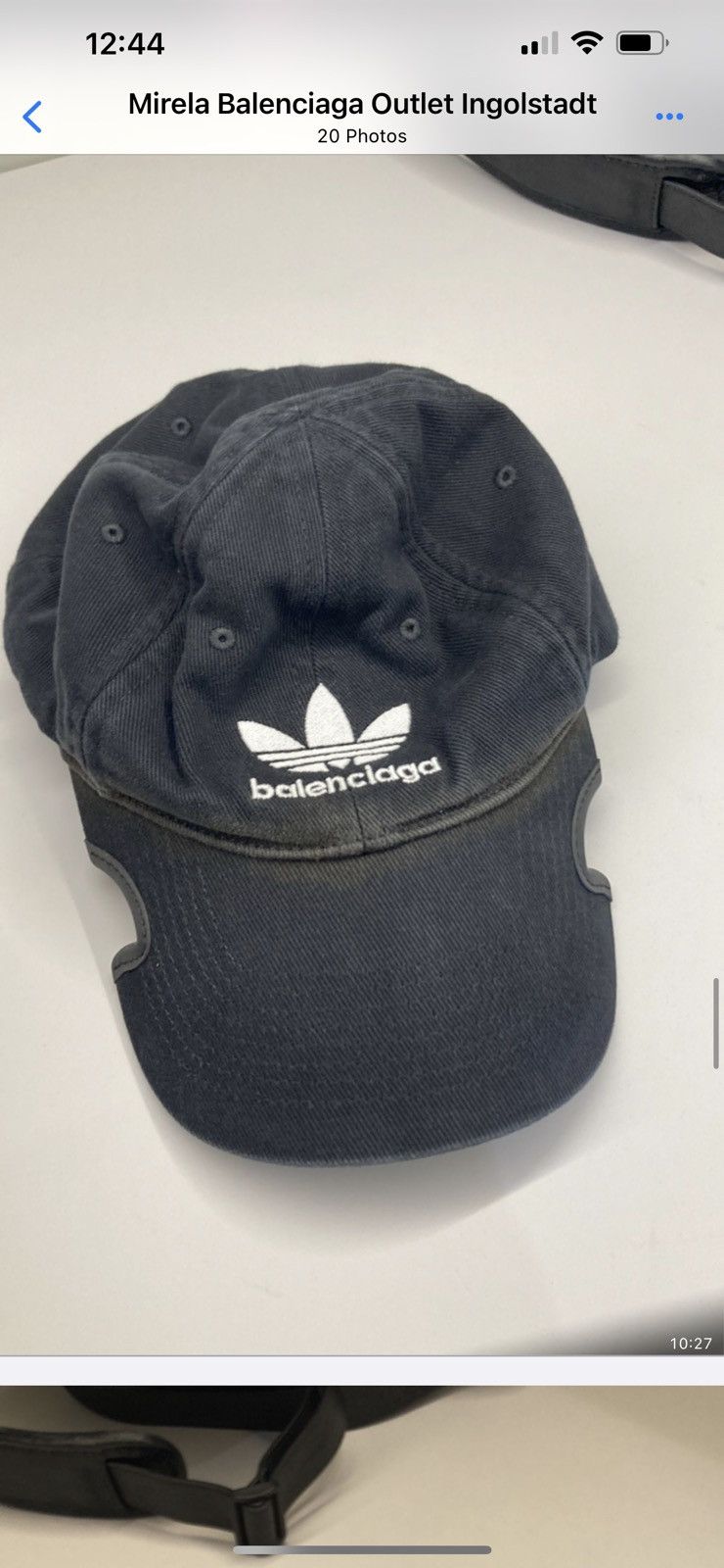 Adidas × Balenciaga 🍎Balenciaga x Adidas Baseball Cap Hat Size ONE SIZE - 1 Preview
