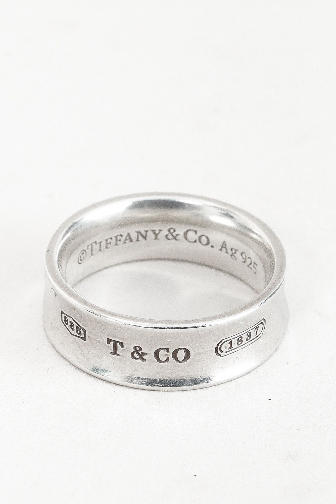 Tiffany & Co. Tiffany & Co. Silver 1837 Wide Band Ring Size ONE SIZE - 2 Thumbnail