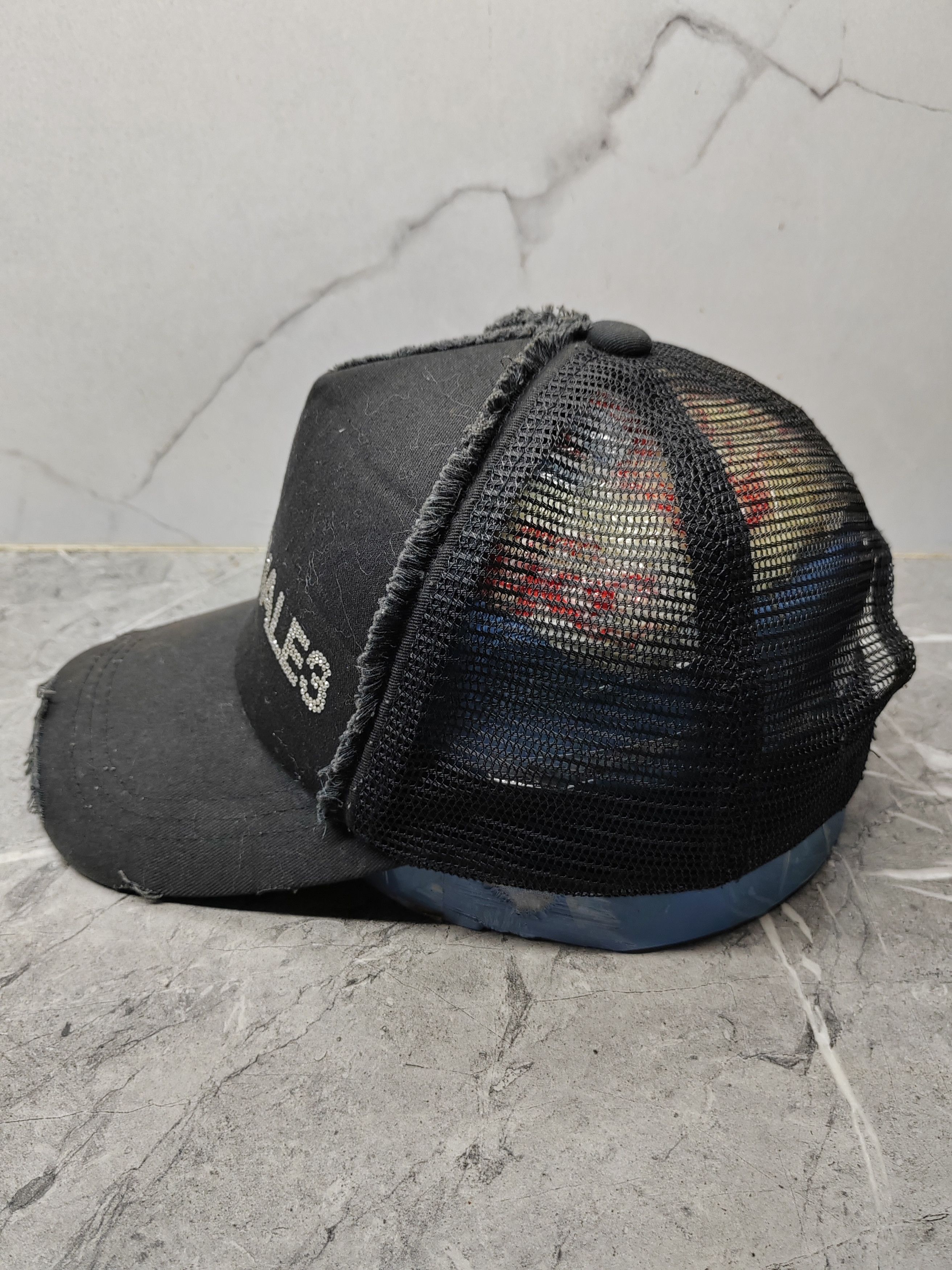 Vintage 1piu1uguale3 Distressed Style Trucker Hat Cap