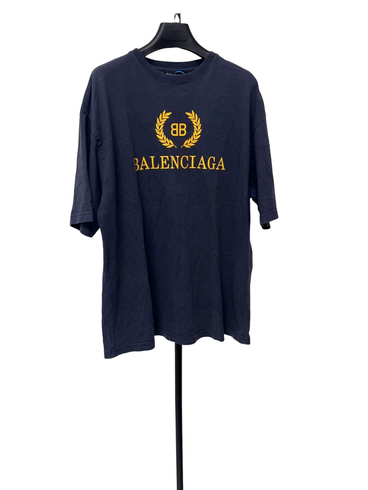 Balenciaga Balenciaga Wheat BB Logo T-Shirt US M Size US M / EU 48-50 / 2 - 1 Thumbnail