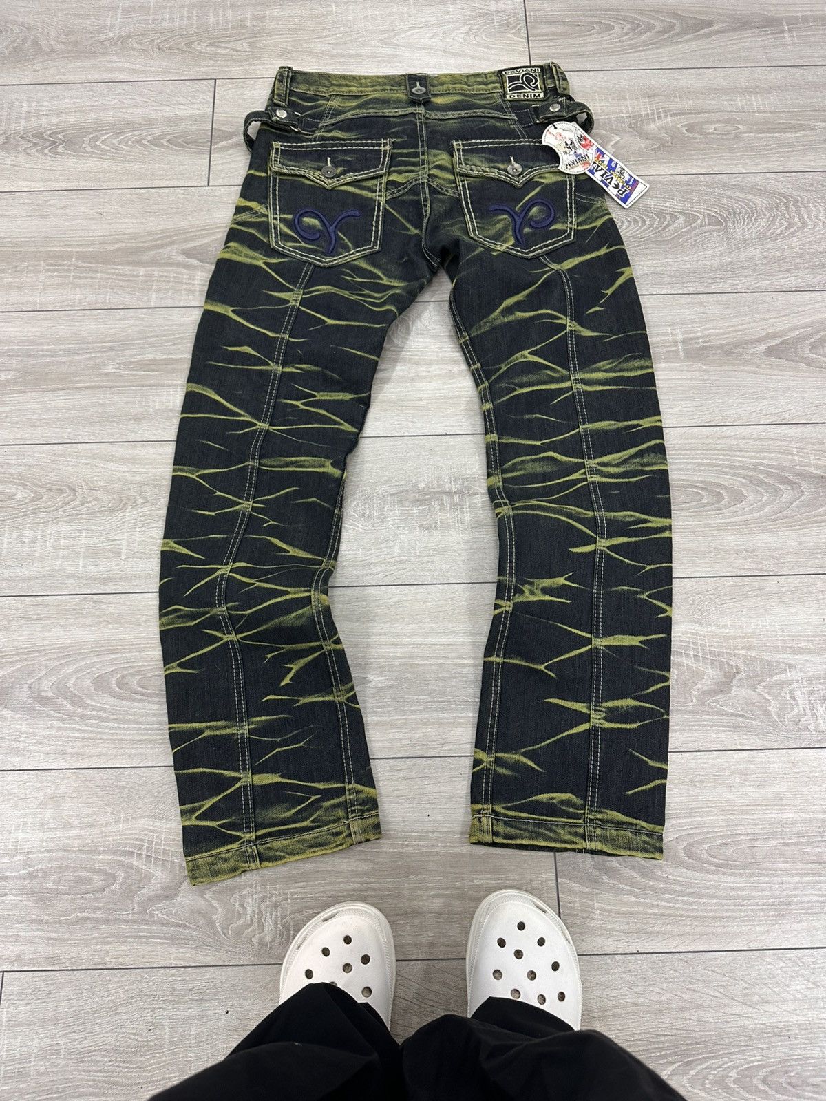 Japanese Brand Faded Y2K Bootcut Jeans Size US 32 / EU 48 - 1 Thumbnail