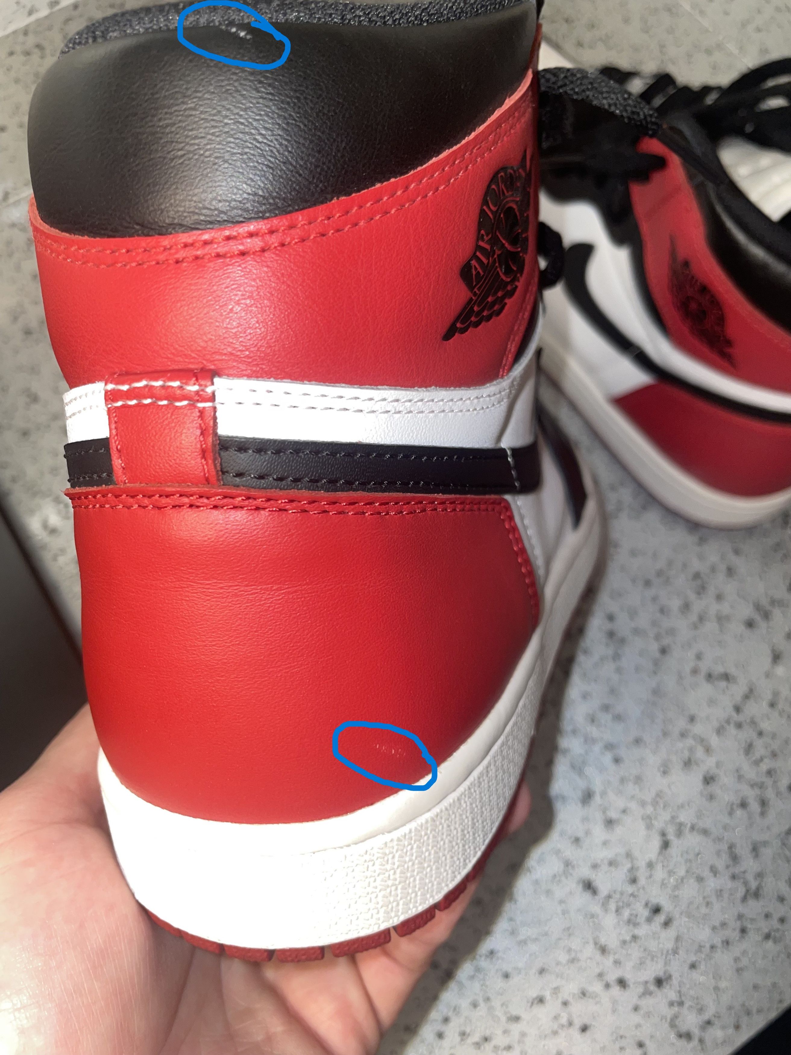 Jordan Brand 2016 Jordan Retro 1 Black Toe Size US 11.5 / EU 44-45 - 8 Thumbnail
