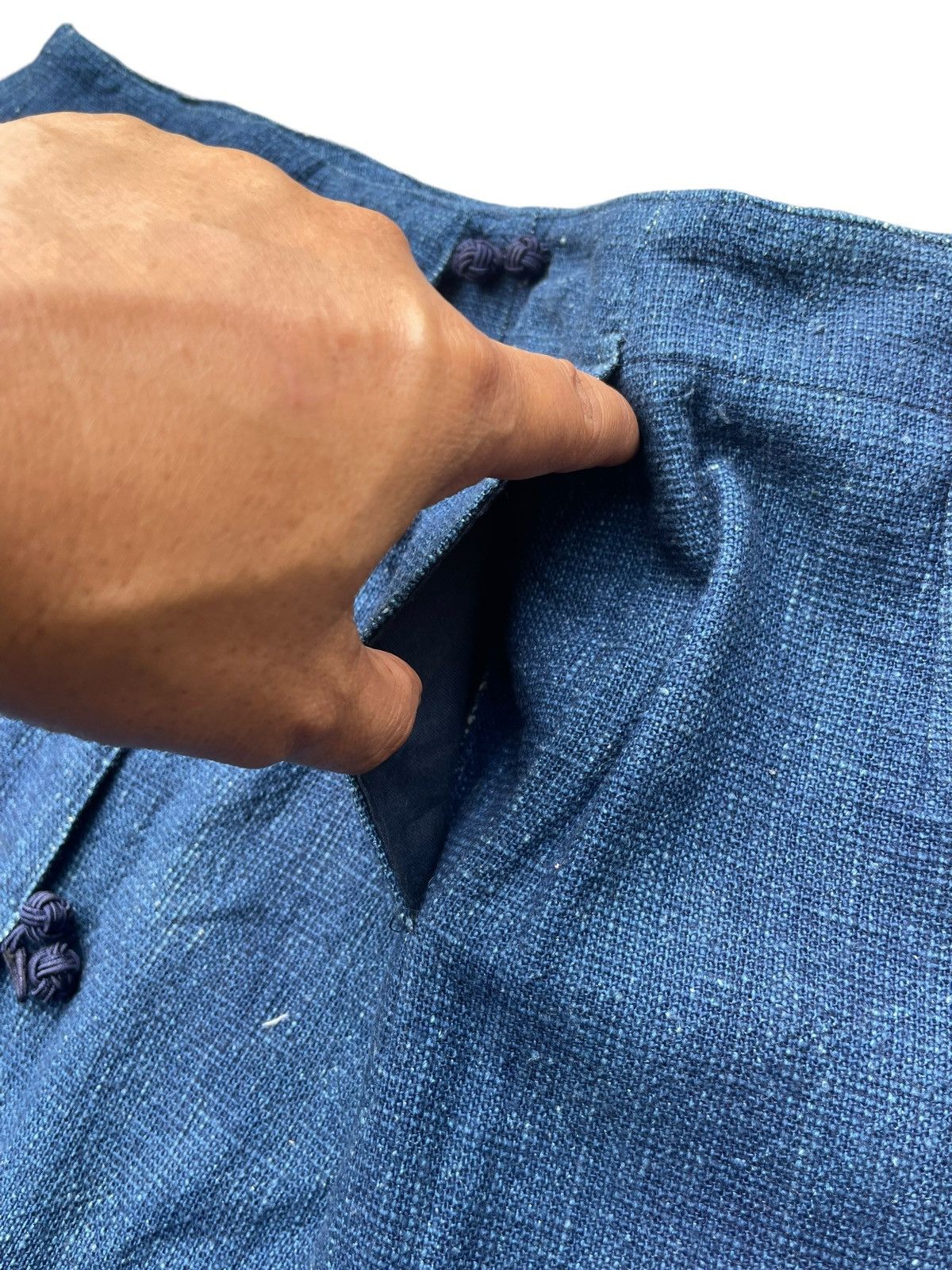 Blue Blue Japan × Japanese Brand Vintage Blue Blue Japan Pure Indigo Skirt Size 28" / US 6 / IT 42 - 3 Thumbnail
