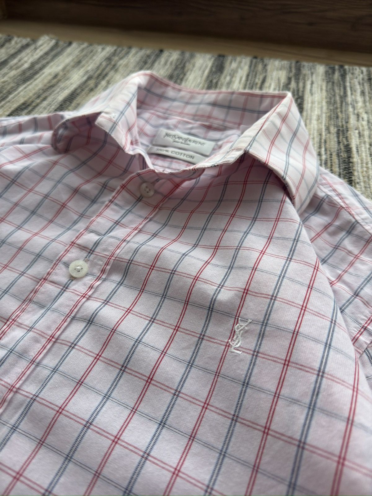 Other Yves Saint Laurent YSL vintage Pink rare button up shirt Size US M / EU 48-50 / 2 - 5 Thumbnail
