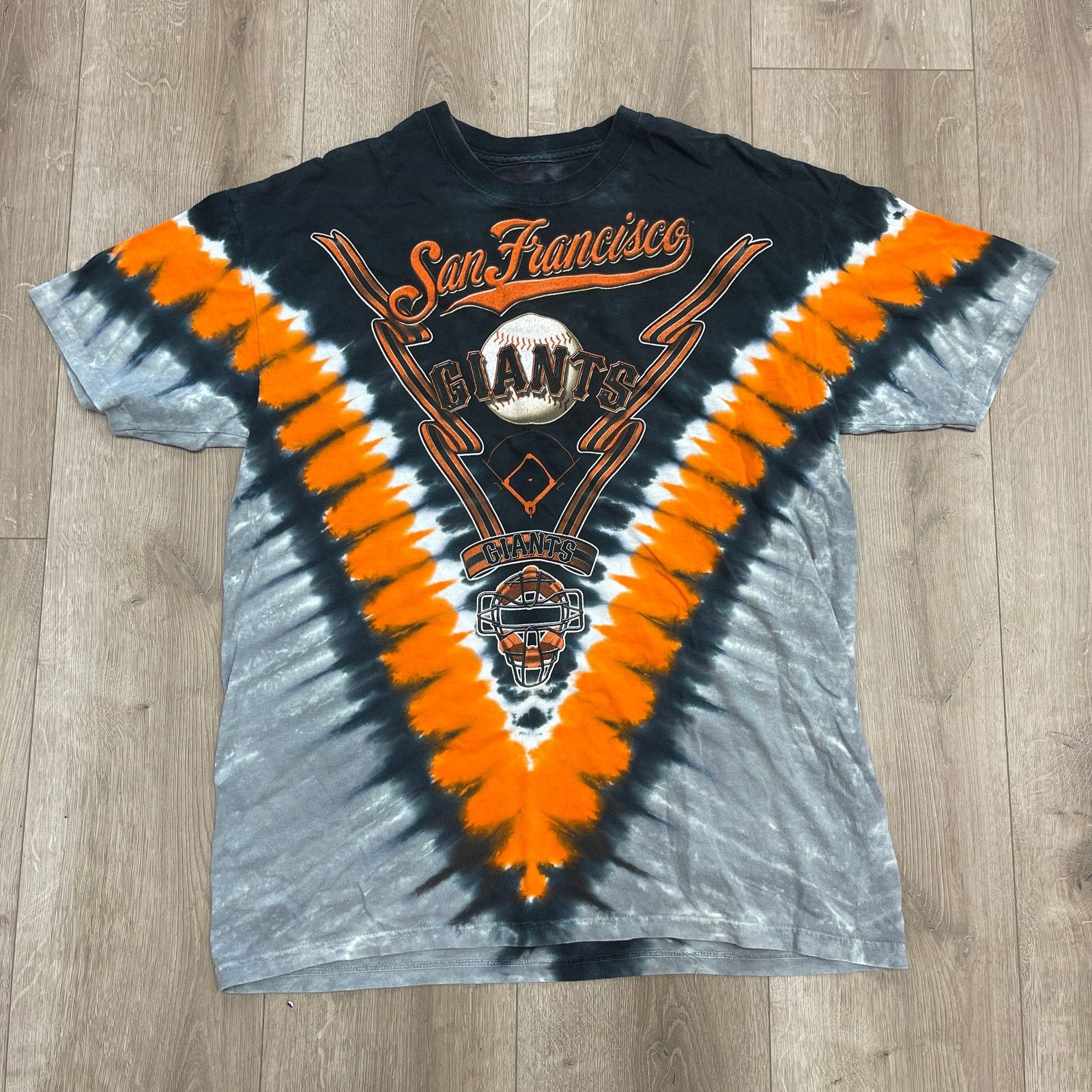 MLB San Francisco Giants V Tie-Dye Tee T Shirt size Large L B8 Size US L / EU 52-54 / 3 - 1 Thumbnail