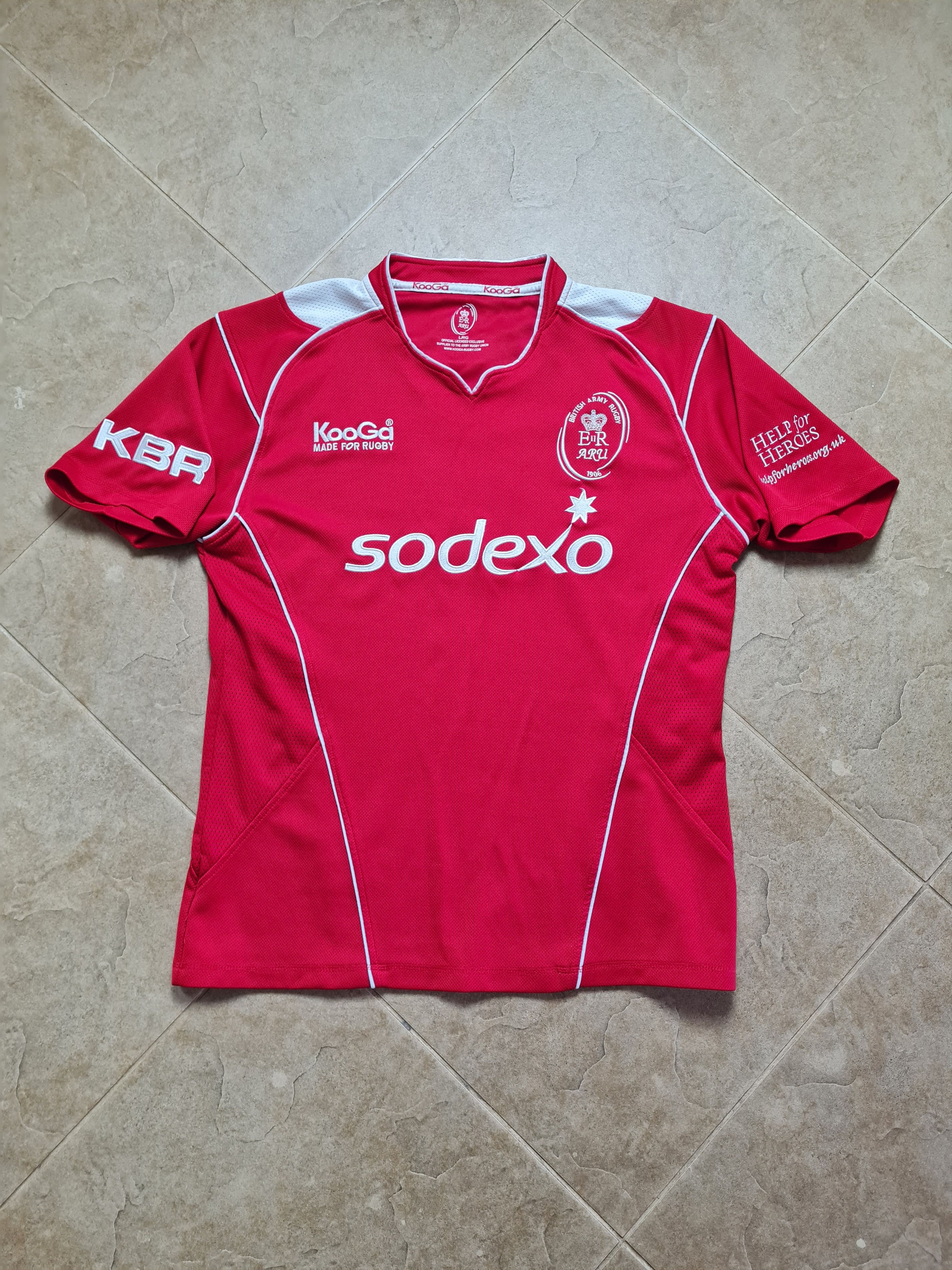 Other Kooga Jersey British Army Rugby Home Shirt 2010 Red Top Size US L / EU 52-54 / 3 - 1 Thumbnail
