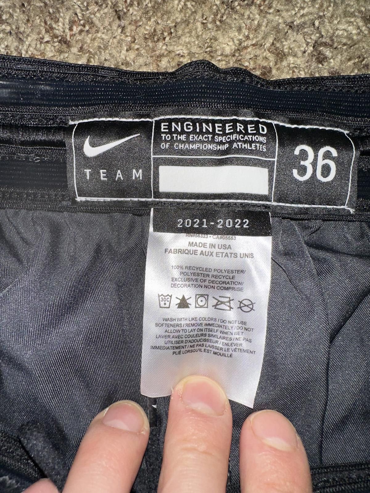 Nike Nike Men’s Olympic Team Issued Hyperelite Basketball Shorts 2022 Size US 36 / EU 52 - 2 Thumbnail