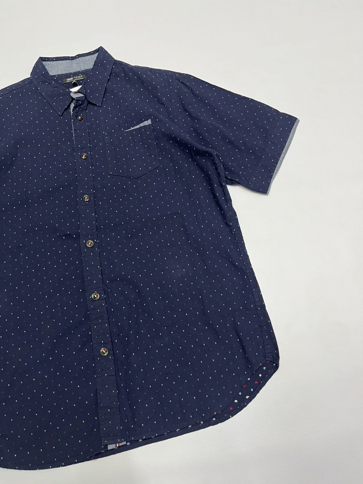 Japanese Brand 🇯🇵Beams heart polka dot shirt Size US XL / EU 56 / 4 - 4 Thumbnail