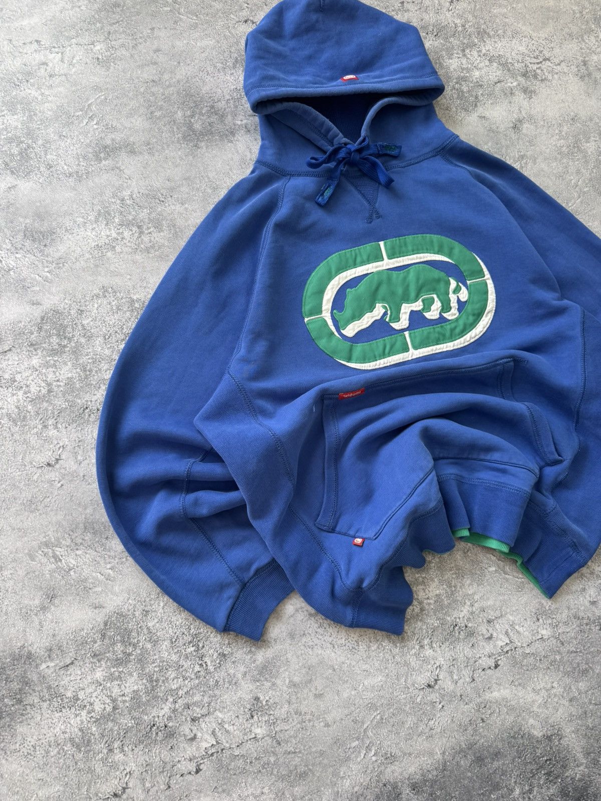 Ecko Unltd. Vintage Ecko UNLTD Baggy Blue Hoodie size L Size US L / EU 52-54 / 3 - 3 Thumbnail