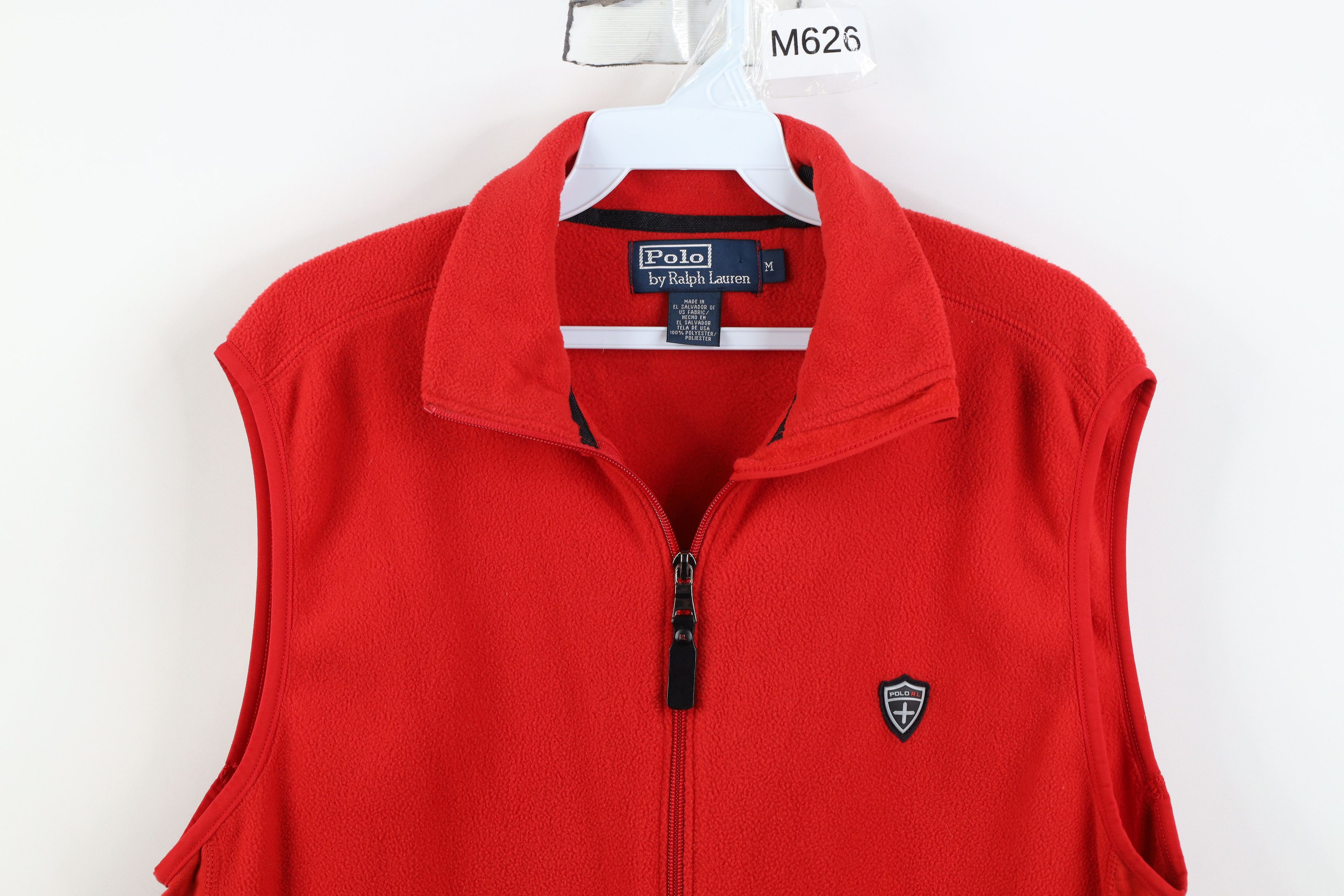 Ralph Lauren Vintage 90s Ralph Lauren Ski Crest Zip Fleece Vest Jacket Size US M / EU 48-50 / 2 - 2 Thumbnail