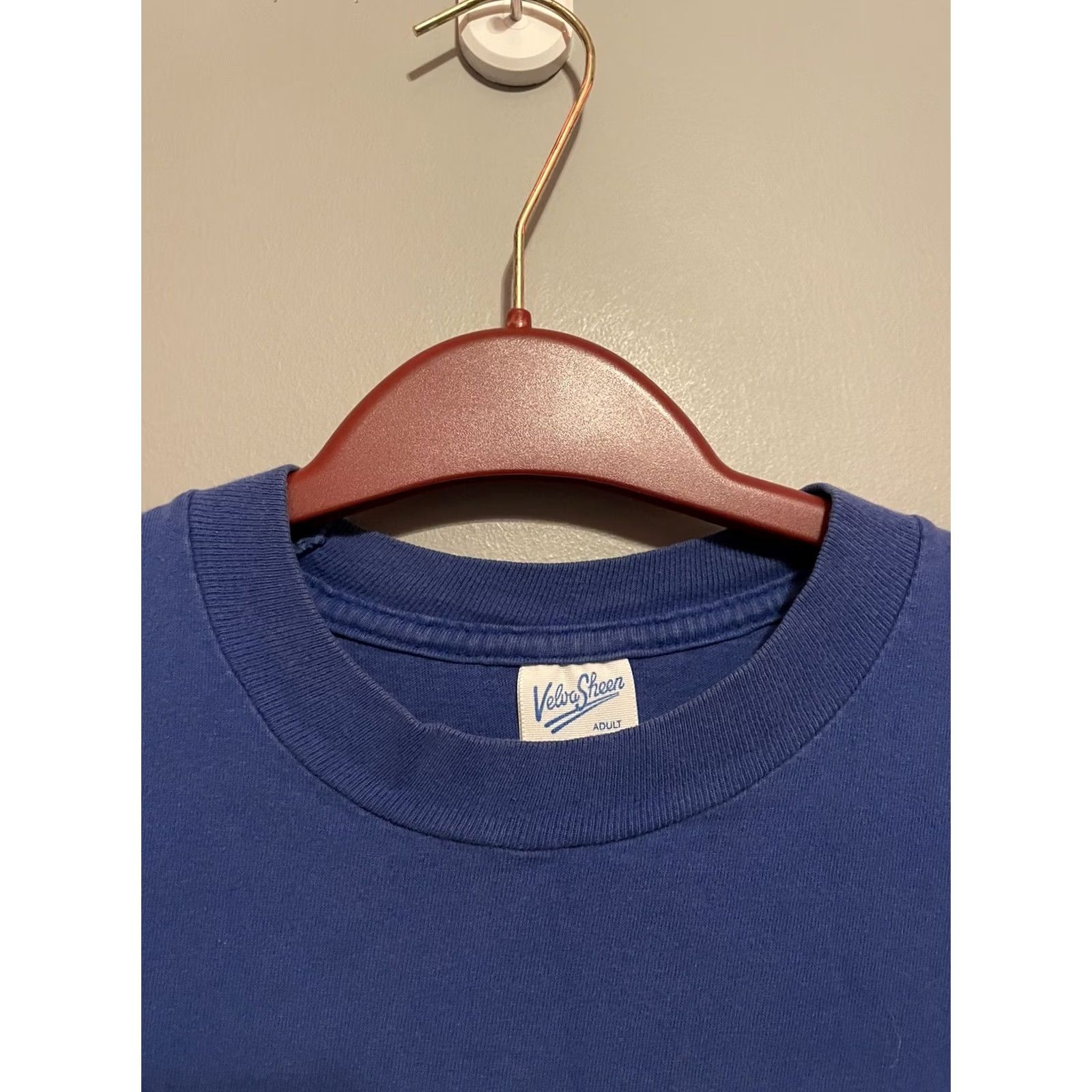 Velva Sheen VINTAGE Mickey Mouse 80s Embroidered T-Shirt Blue M Men's Shirt Size M Genders Mens Size US M / EU 48-50 / 2 - 2 Thumbnail