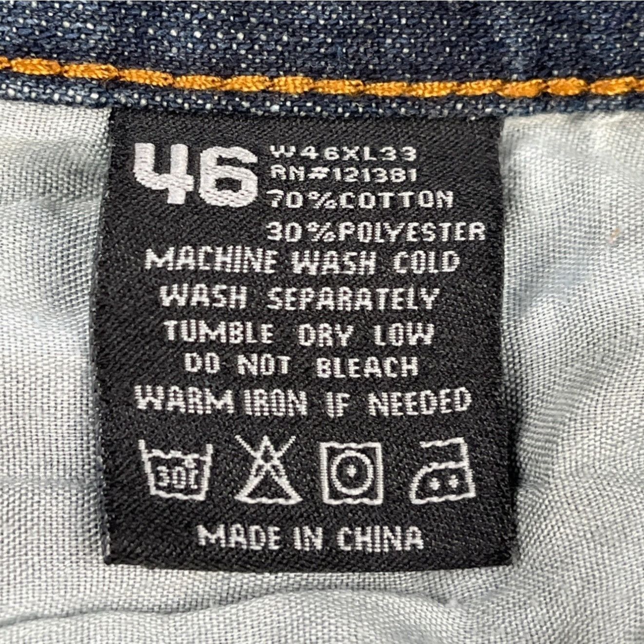 Other Nostic Men's Blue Pants/Jeans/Straight Leg Sz 46 SKU 4633 Size US 44 / EU 60 - 7 Thumbnail
