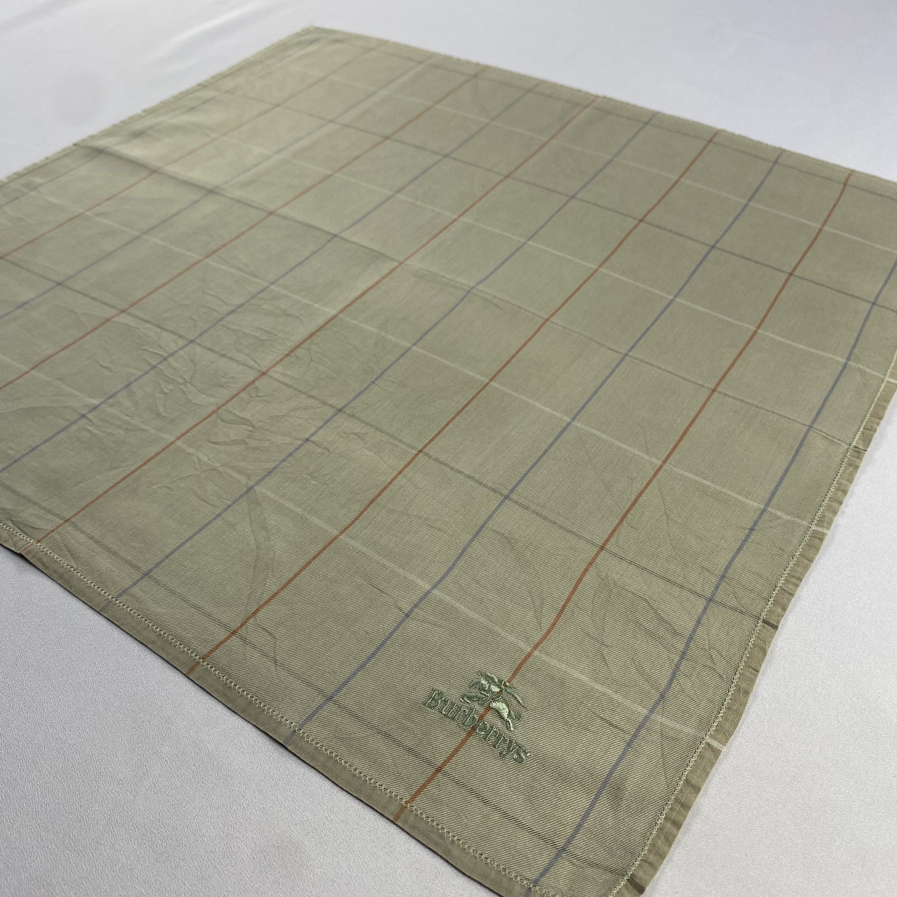 Burberry × Vintage Burberry Handkerchief / Neckerchief / Bandana-P1437 Size ONE SIZE - 2 Thumbnail