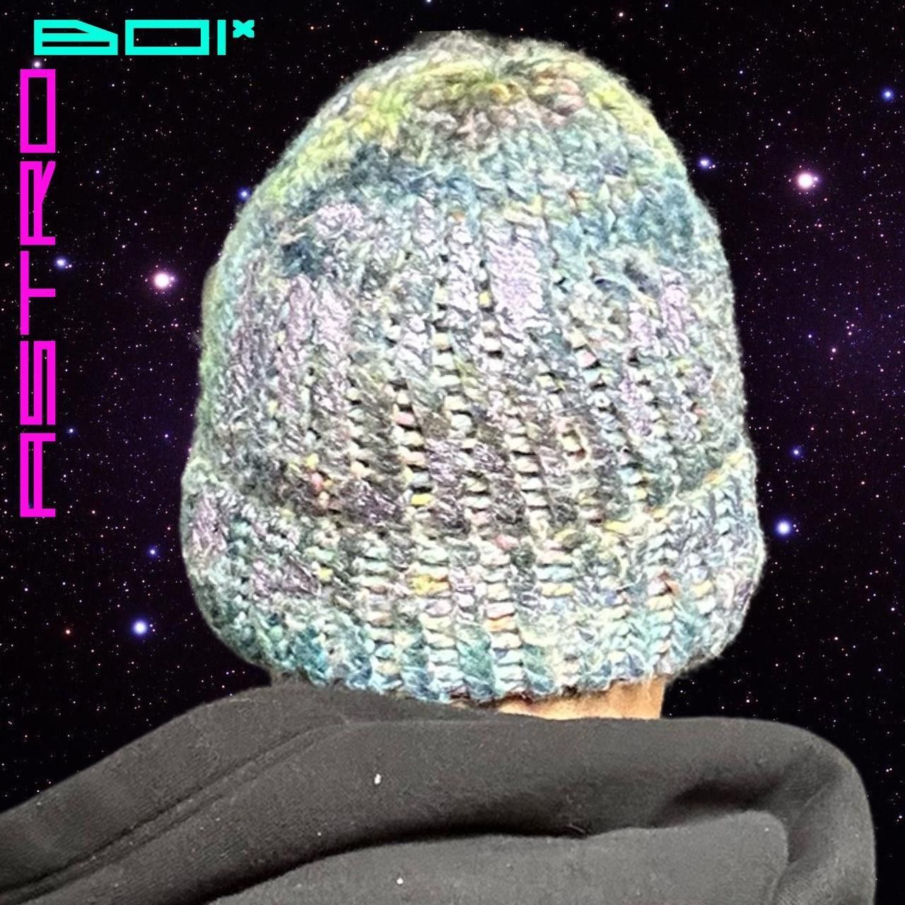 Other ASTROBOI* PASTEL LAVENDER METALLIC PAINTED BEANIE Size ONE SIZE - 5 Thumbnail